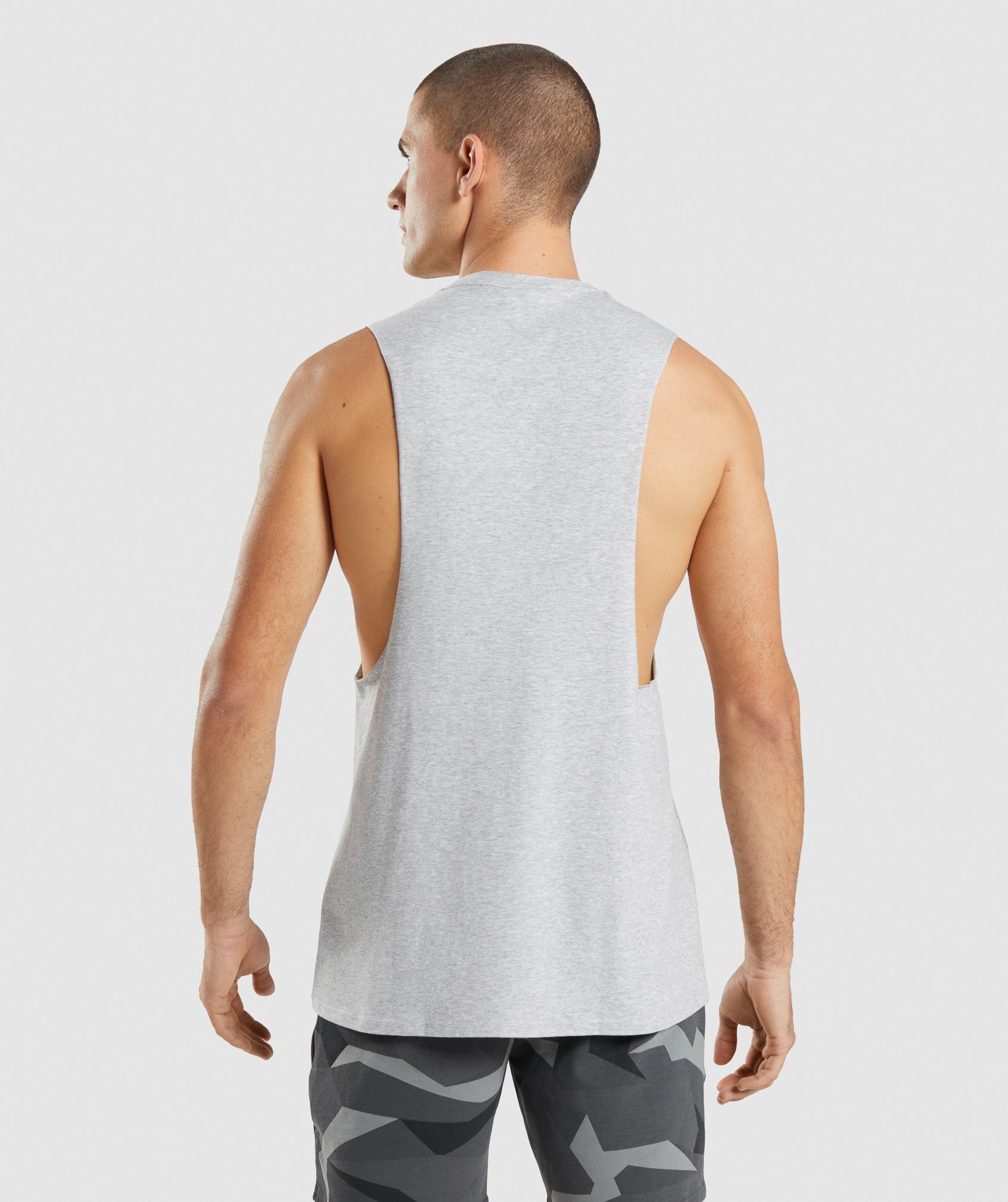 Camiseta Tirantes Gymshark Critical 2.0 Drop Arm Hombre Gris Claro | 0485631-XQ