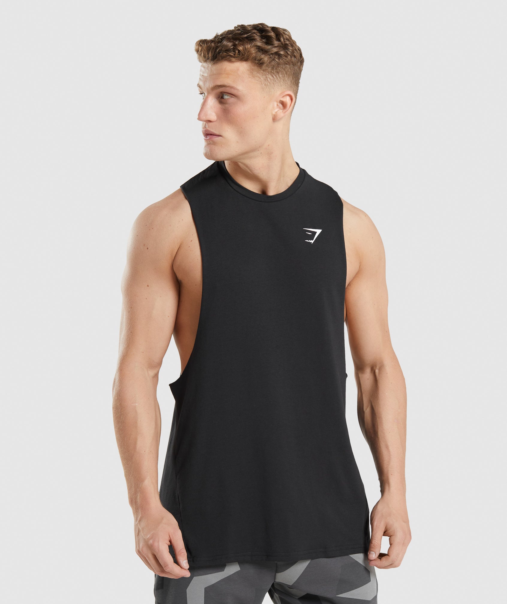 Camiseta Tirantes Gymshark Critical 2.0 Drop Arm Hombre Negras | 3174856-DC