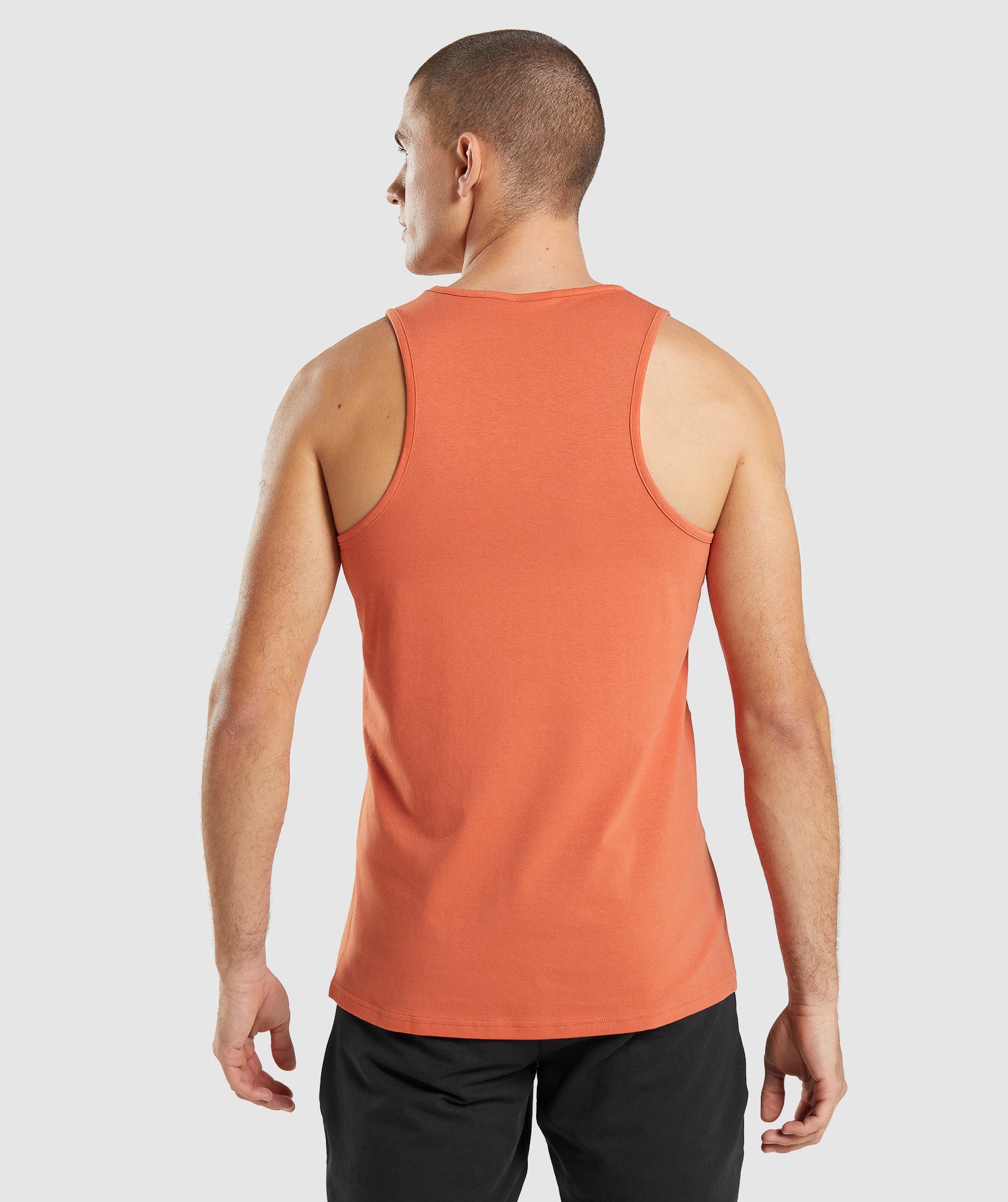 Camiseta Tirantes Gymshark Critical Hombre Naranjas | 3901864-WE