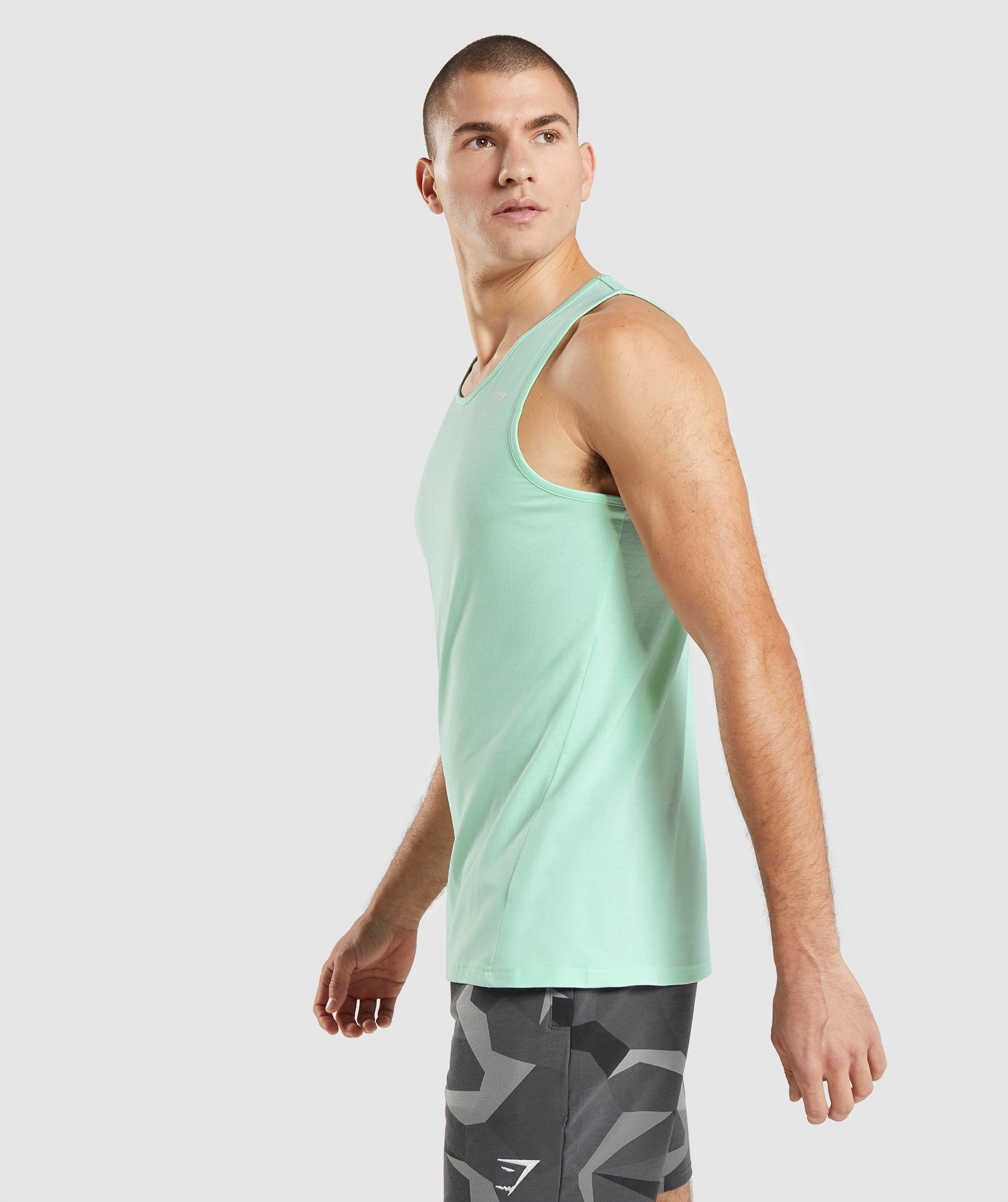 Camiseta Tirantes Gymshark Critical Hombre Azules | 5294781-MK