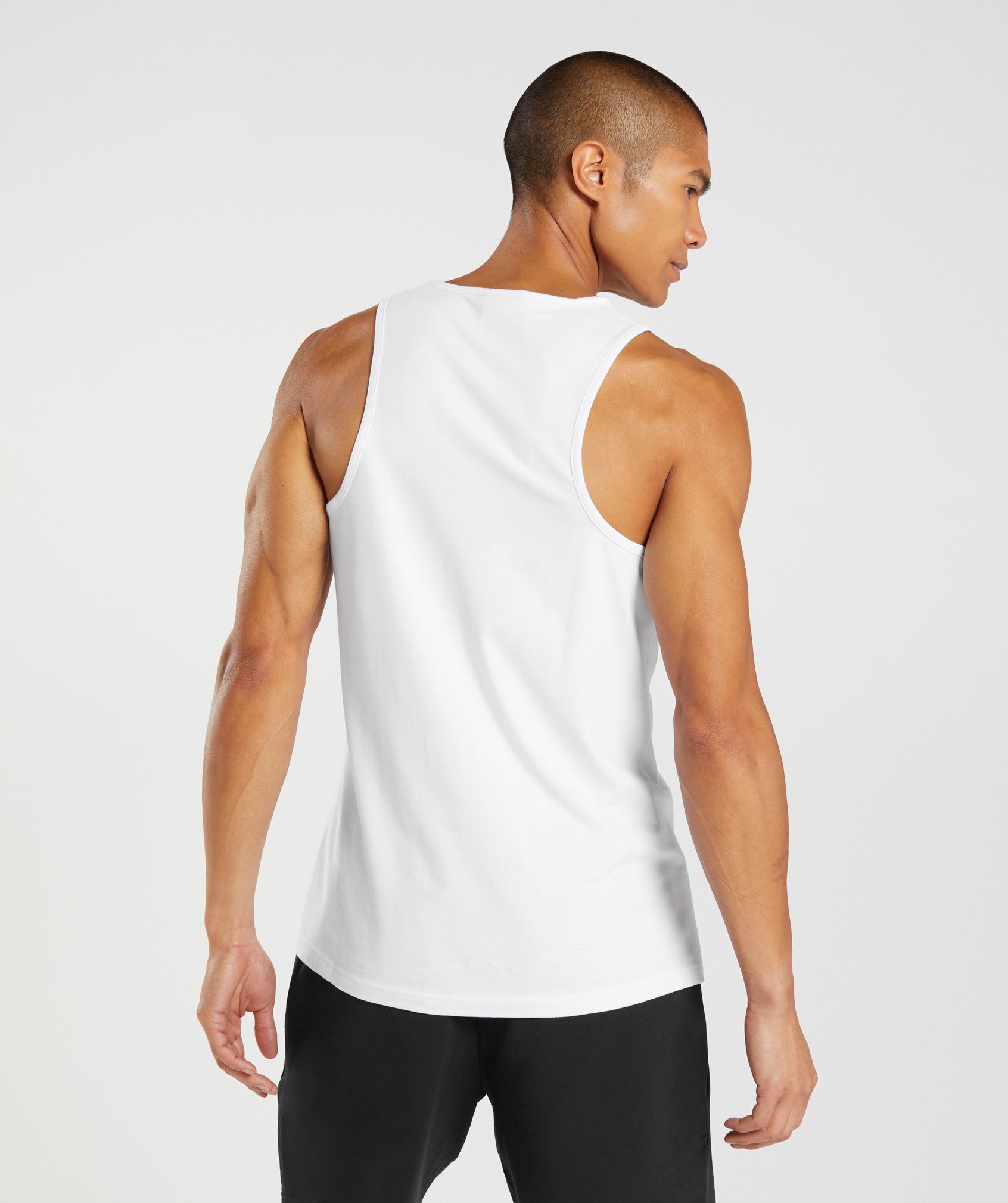 Camiseta Tirantes Gymshark Critical Hombre Blancas | 7965283-WA