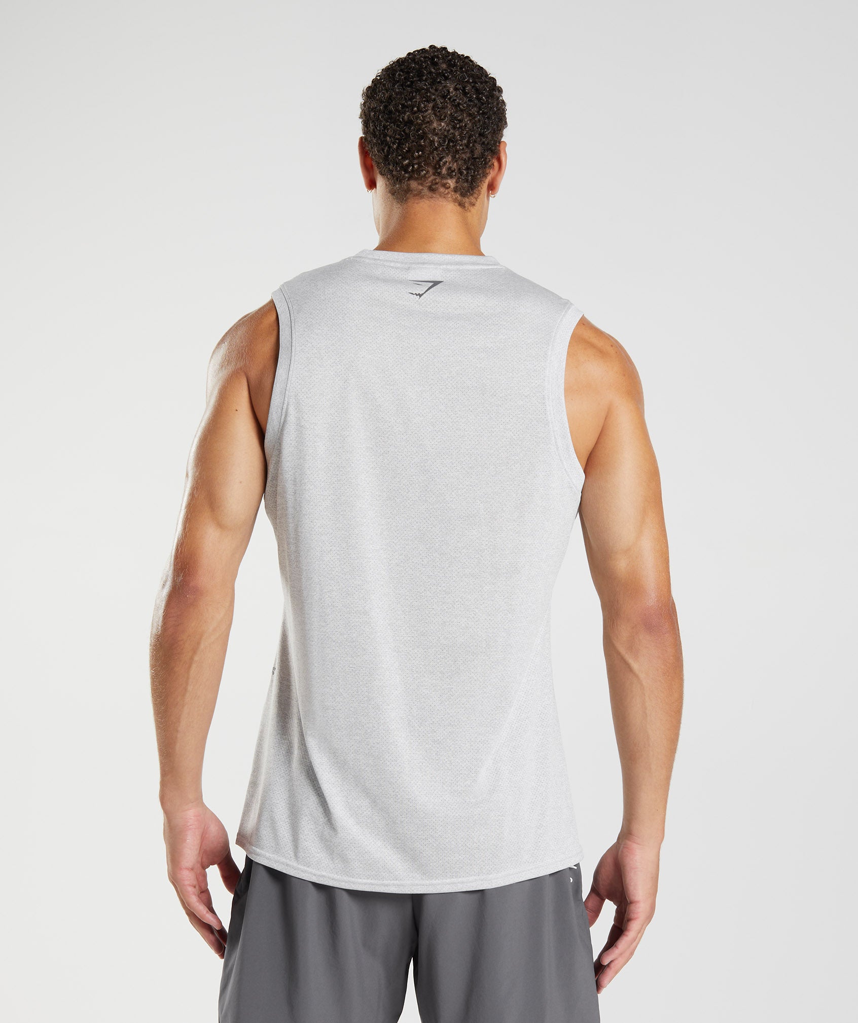 Camiseta Tirantes Gymshark Deporte Hombre Blancas Gris | 6320597-FS