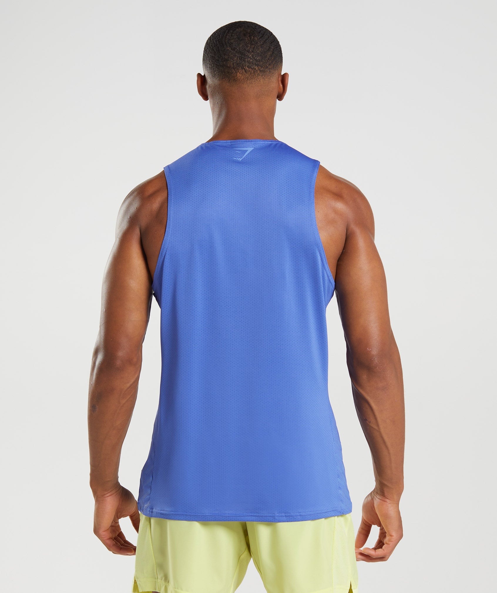 Camiseta Tirantes Gymshark Deporte Stripe Hombre Azules | 5701326-GJ