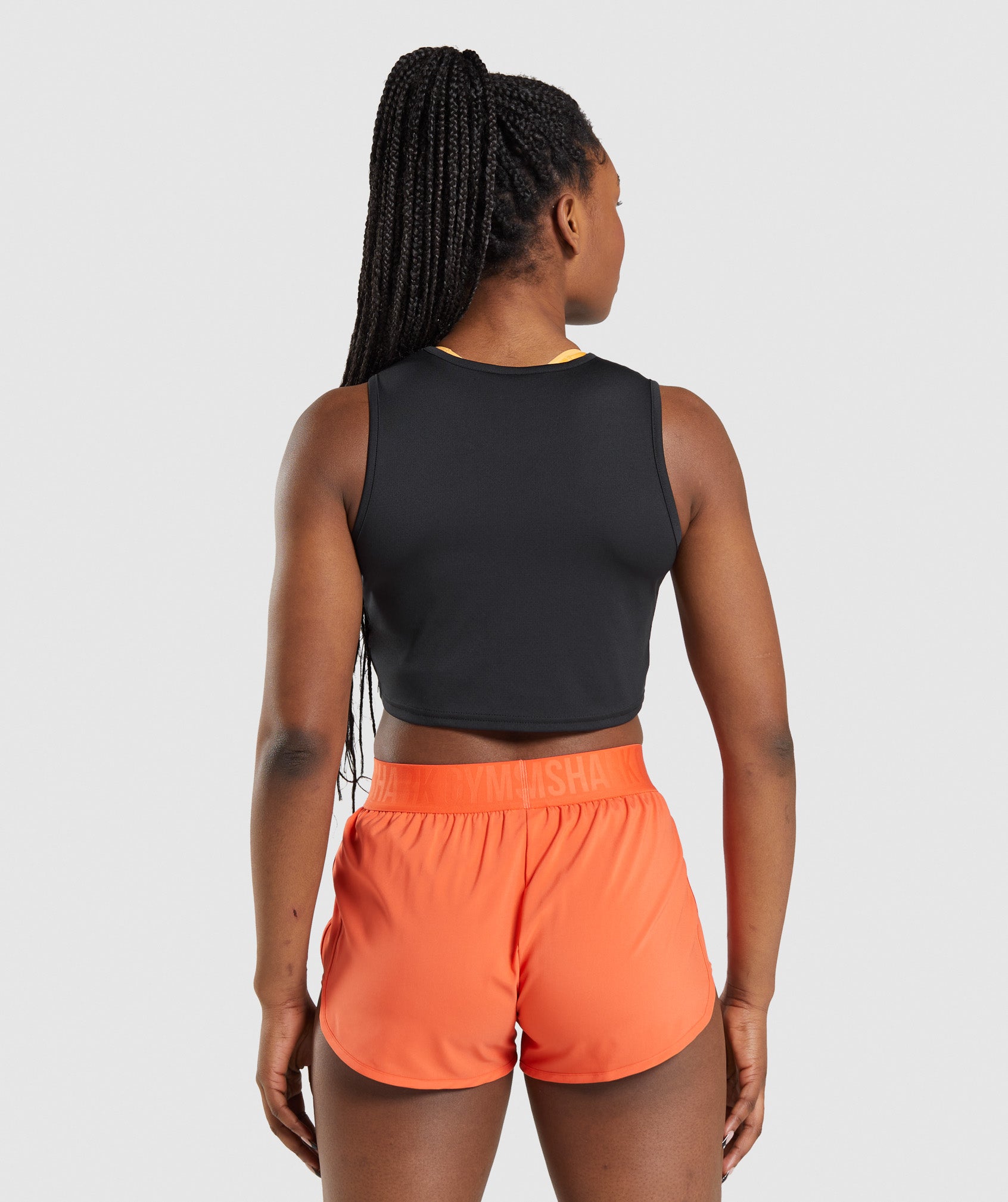 Camiseta Tirantes Gymshark Entrenamiento Crop Mujer Negras | 4319852-AV