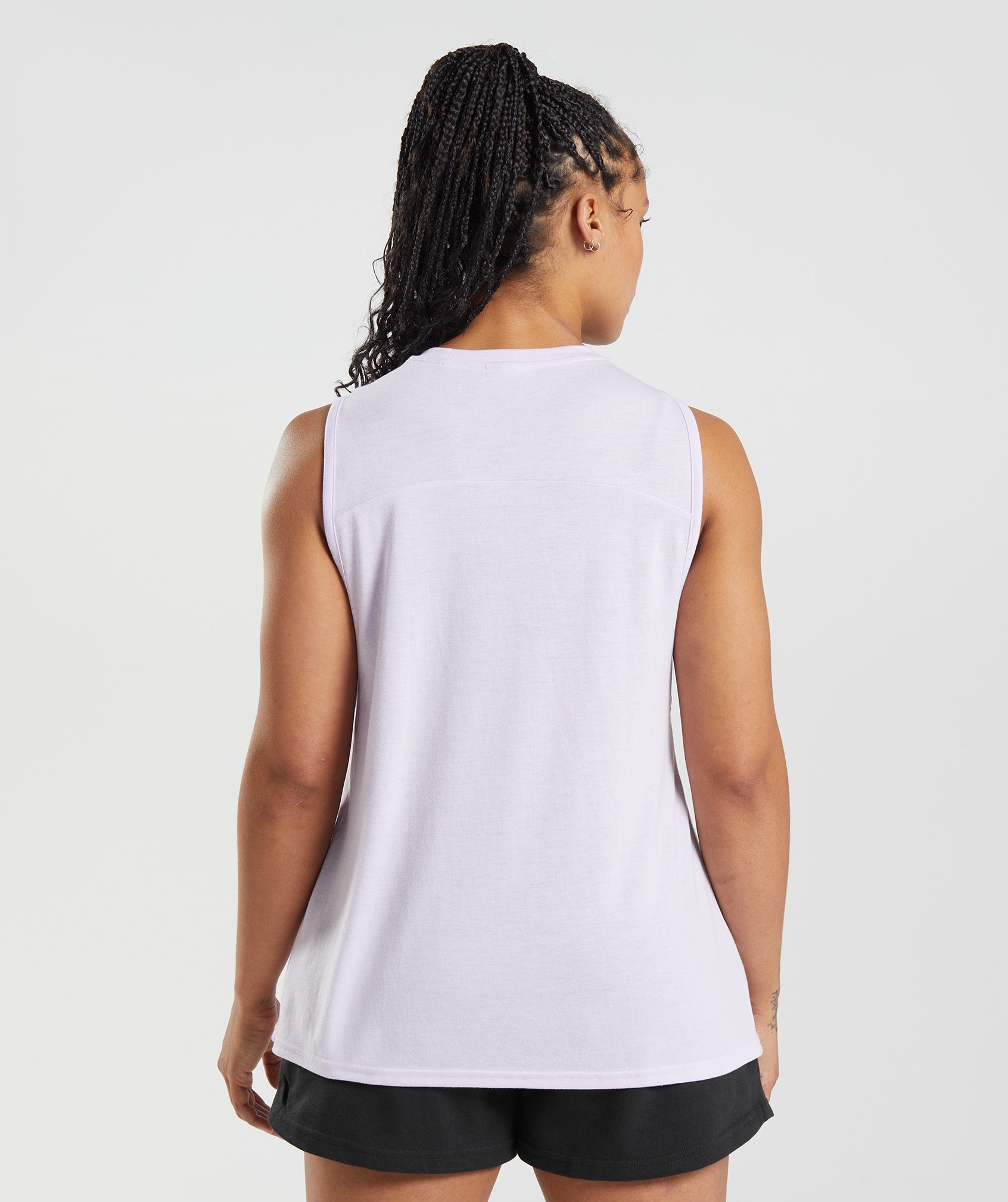 Camiseta Tirantes Gymshark Legacy Mujer Moradas | 9436501-NU