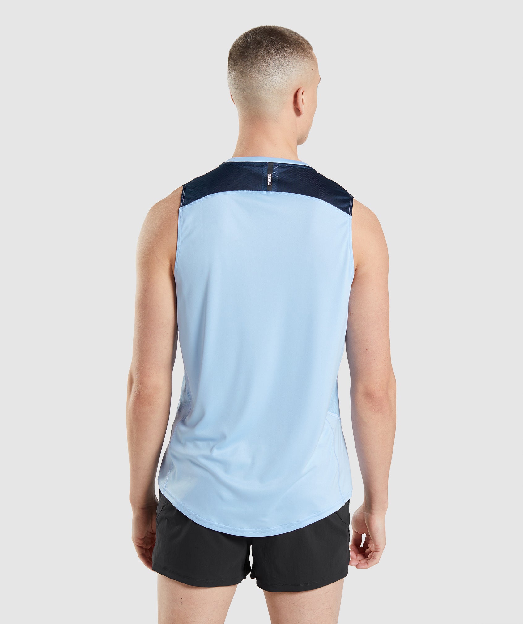 Camiseta Tirantes Gymshark Speed Evolve Hombre Azules | 2940587-IQ