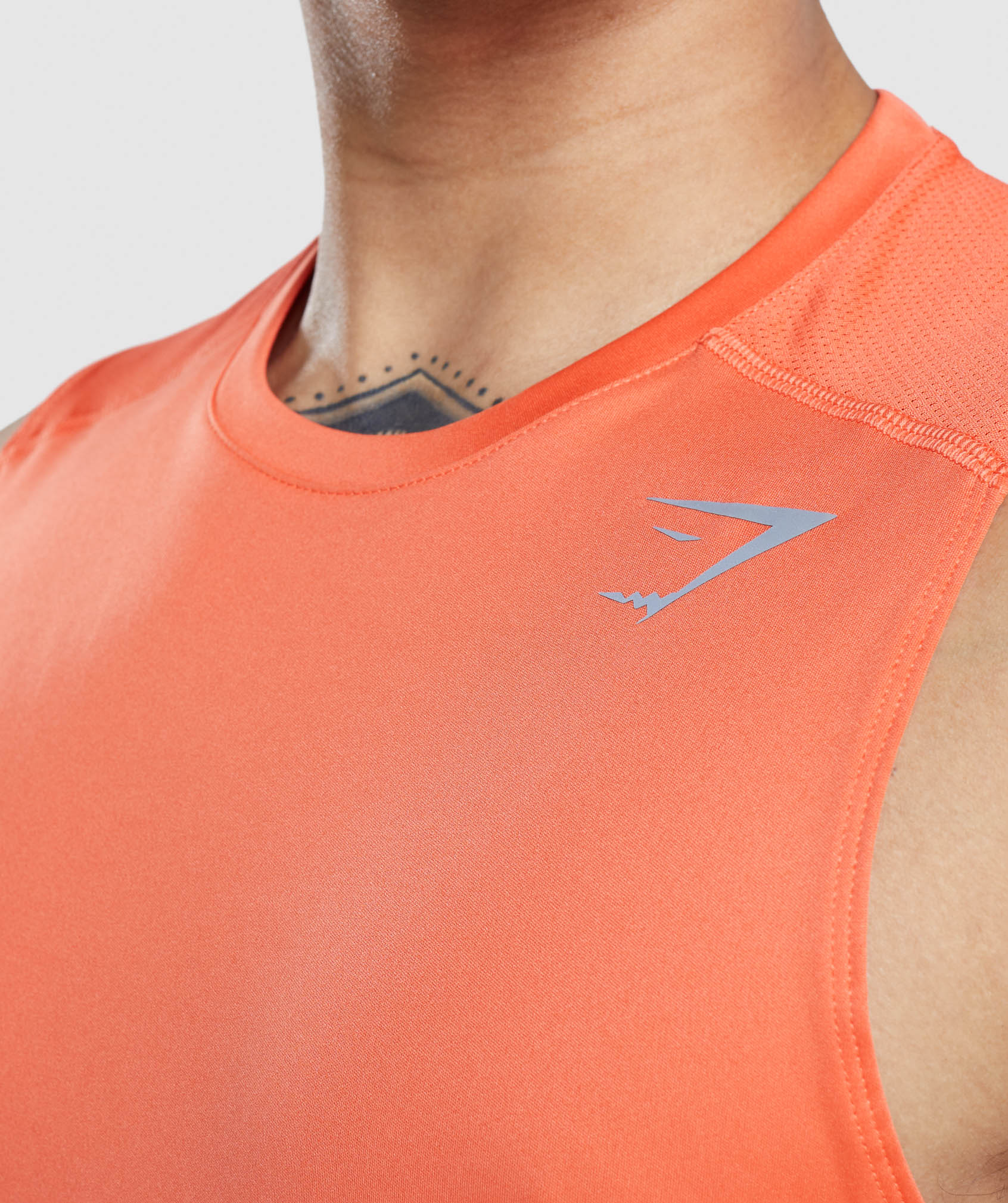 Camiseta Tirantes Gymshark Speed Evolve Hombre Naranjas | 4753981-YM