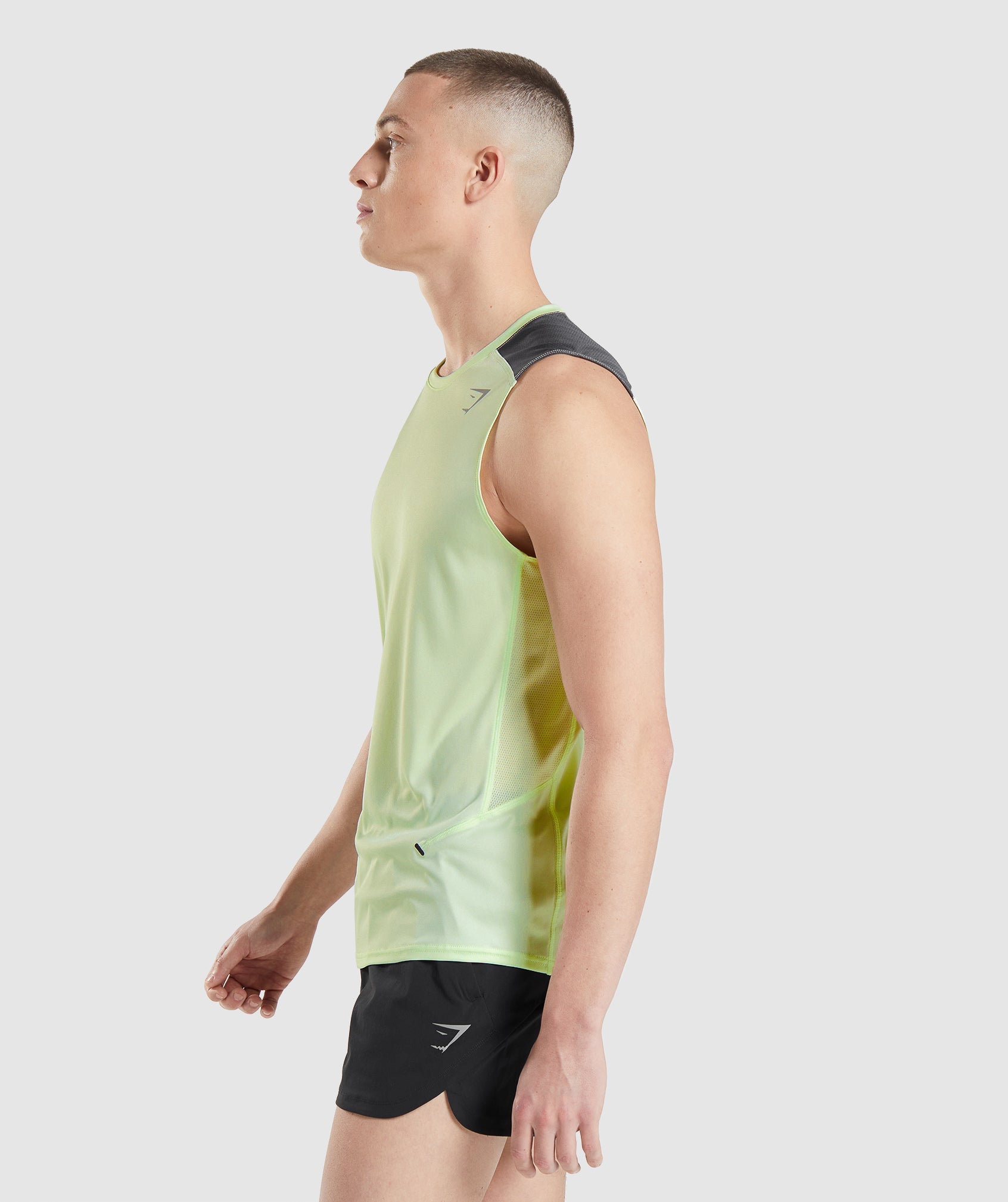 Camiseta Tirantes Gymshark Speed Evolve Hombre Verde | 7268049-WL