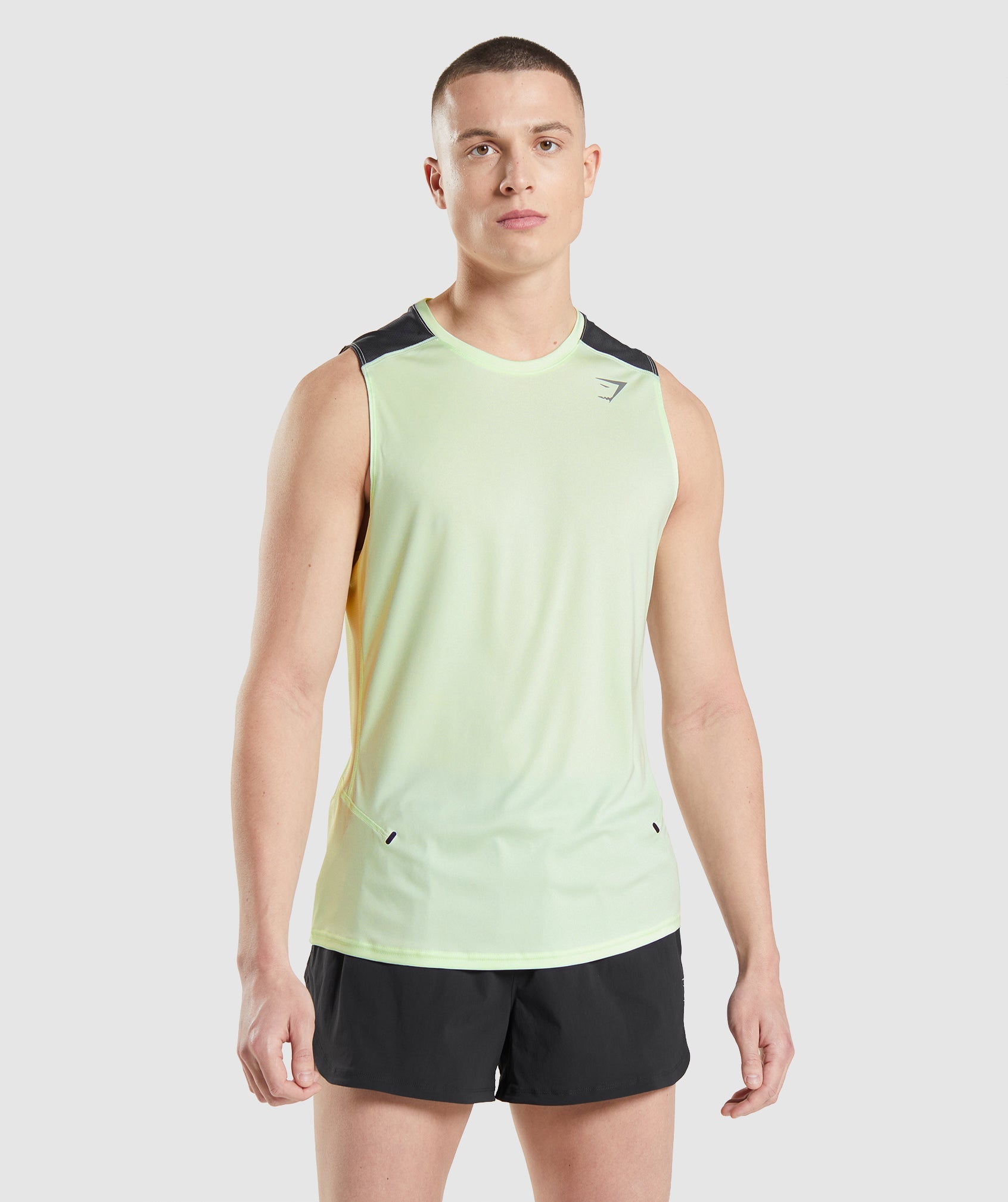 Camiseta Tirantes Gymshark Speed Evolve Hombre Verde | 7268049-WL