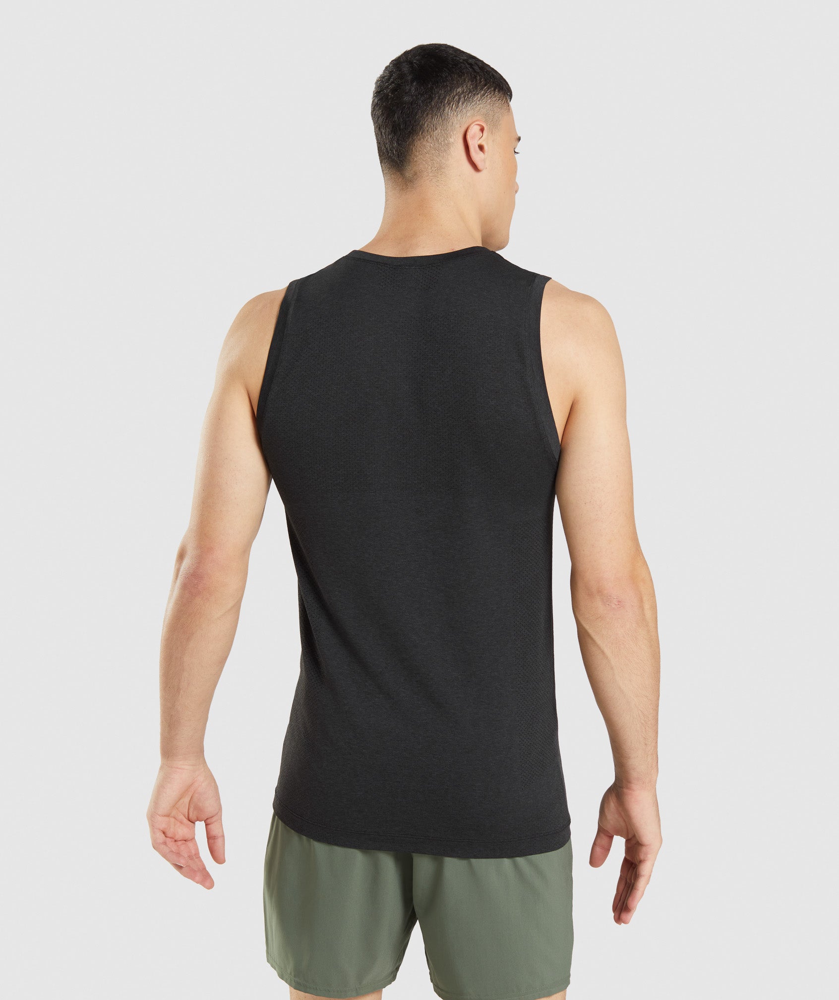 Camiseta Tirantes Gymshark Vital Seamless Light Hombre Negras | 0265781-MA