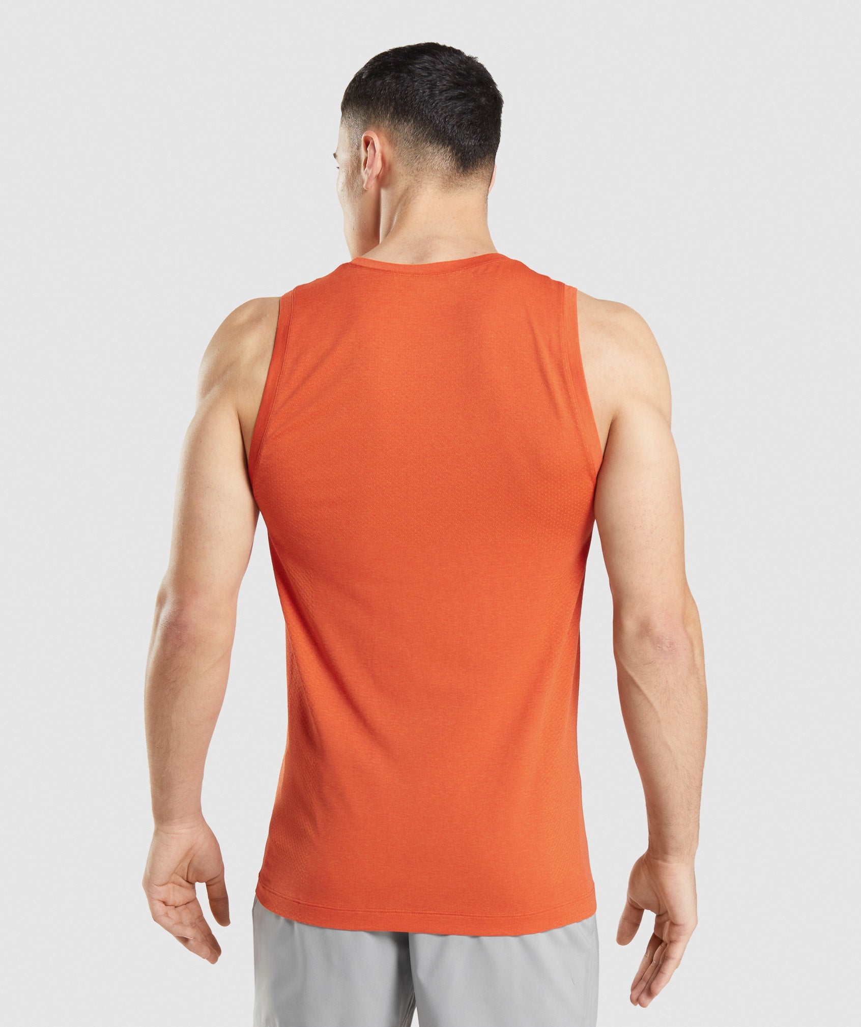 Camiseta Tirantes Gymshark Vital Seamless Light Hombre Naranjas | 3760452-WO