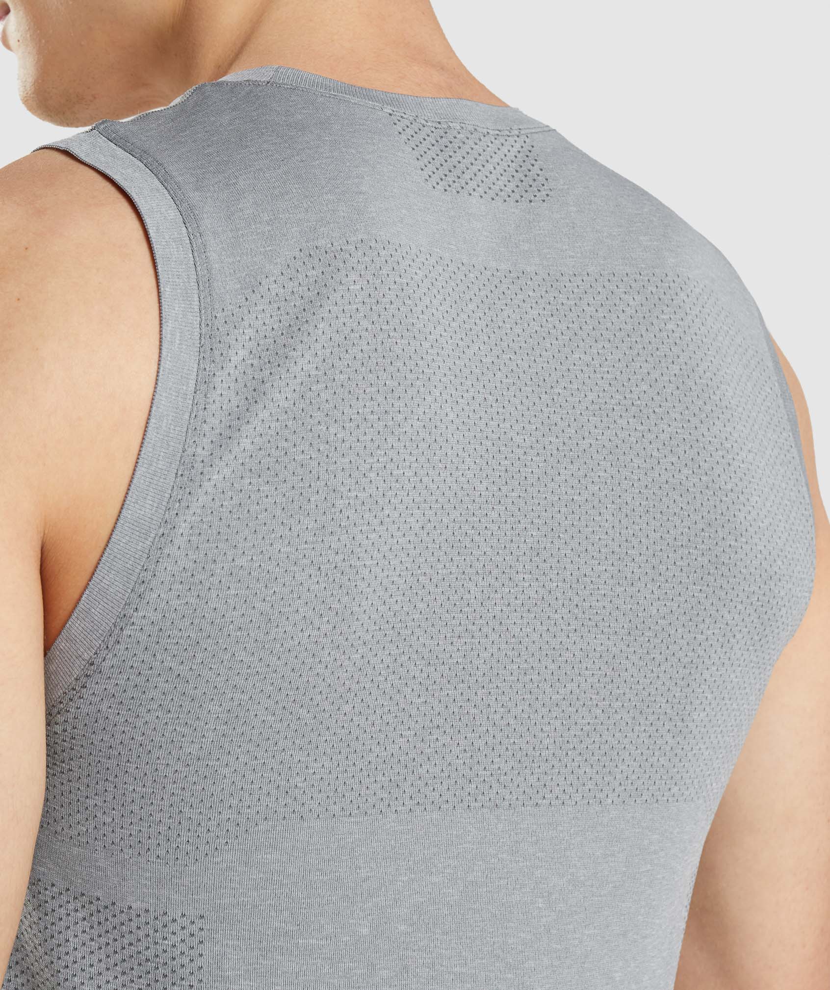 Camiseta Tirantes Gymshark Vital Seamless Light Hombre Gris | 7369420-HG