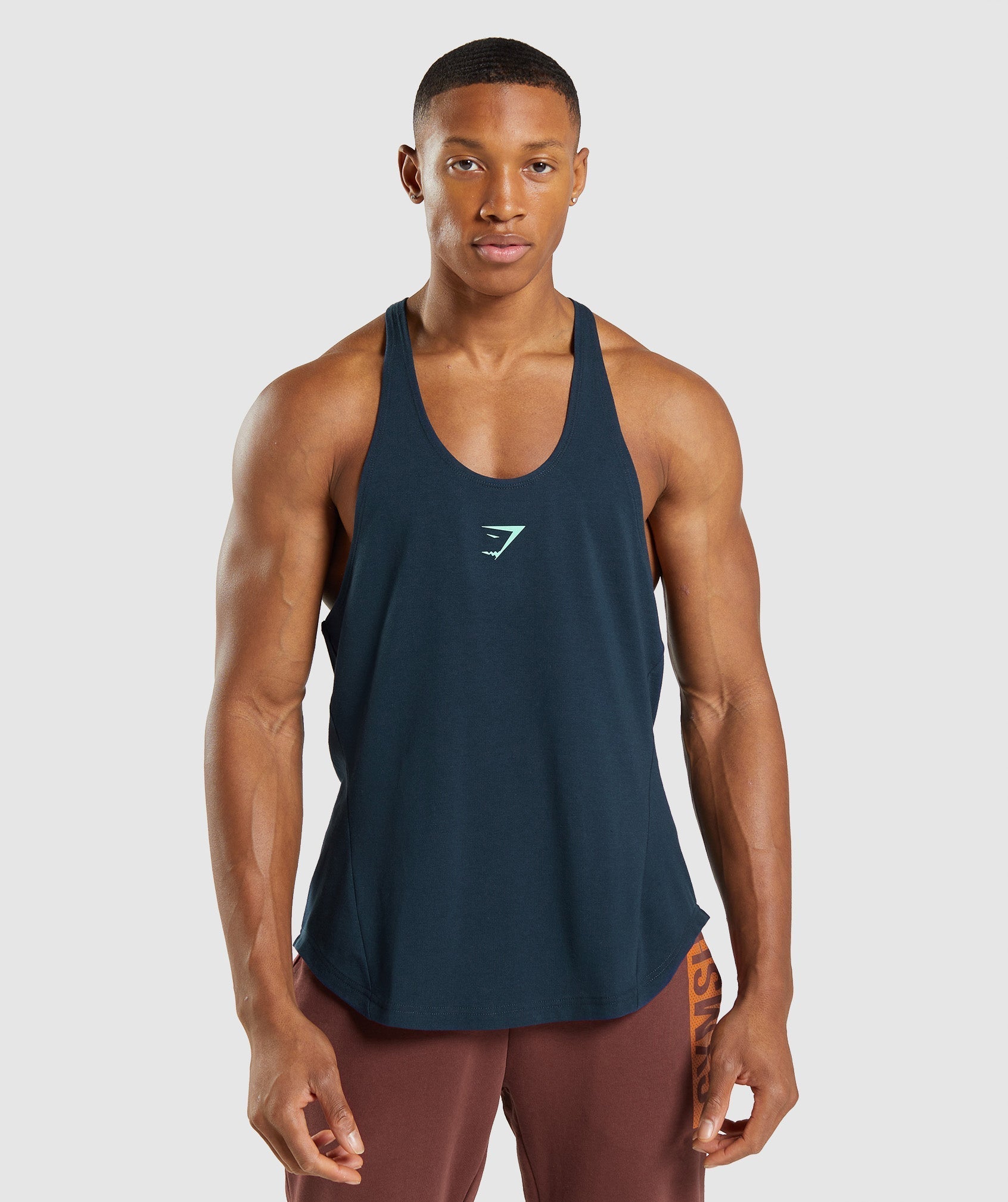 Chalecos Gymshark Bold Stringer Hombre Azul Marino | 6279453-YM