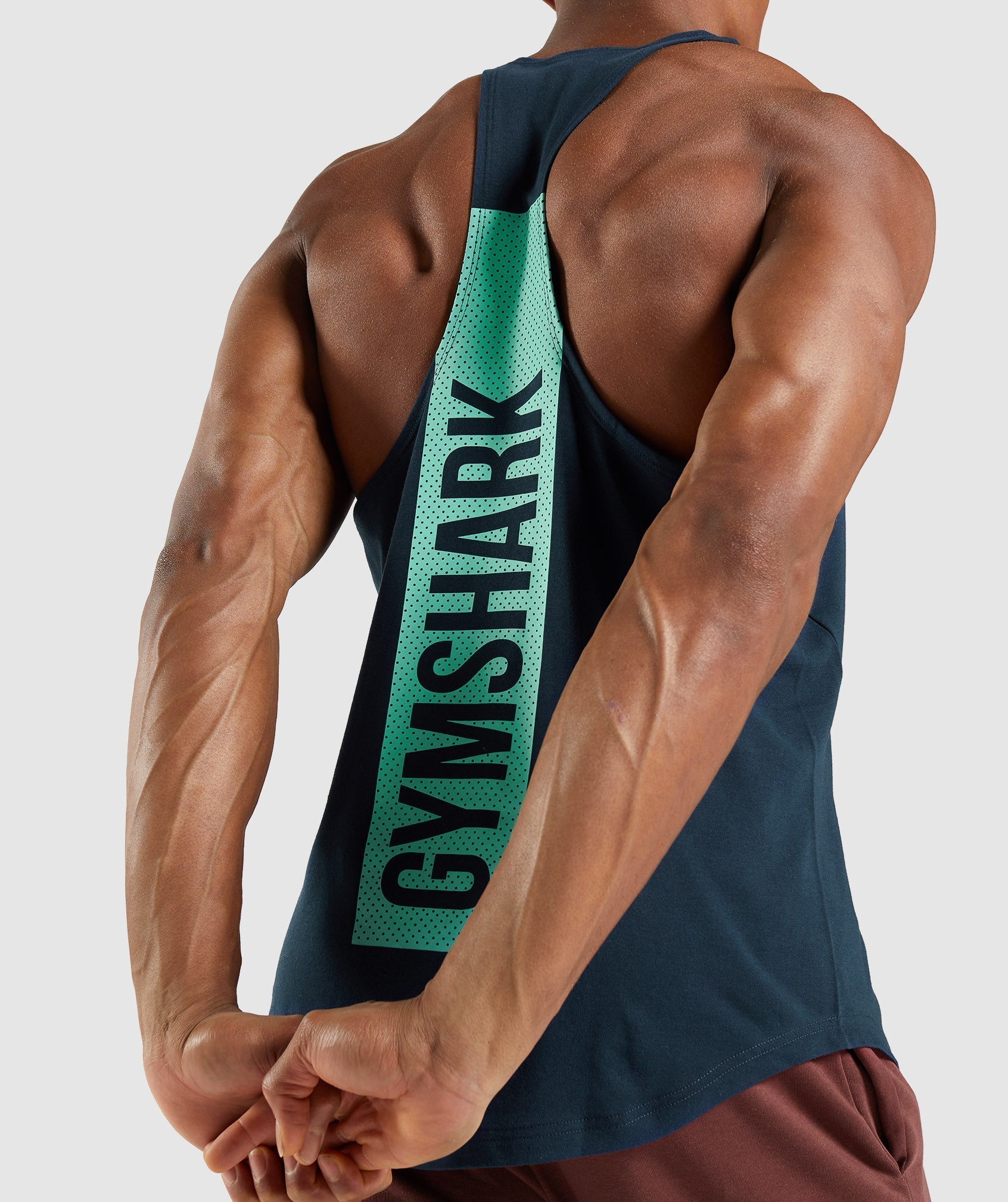 Chalecos Gymshark Bold Stringer Hombre Azul Marino | 6279453-YM