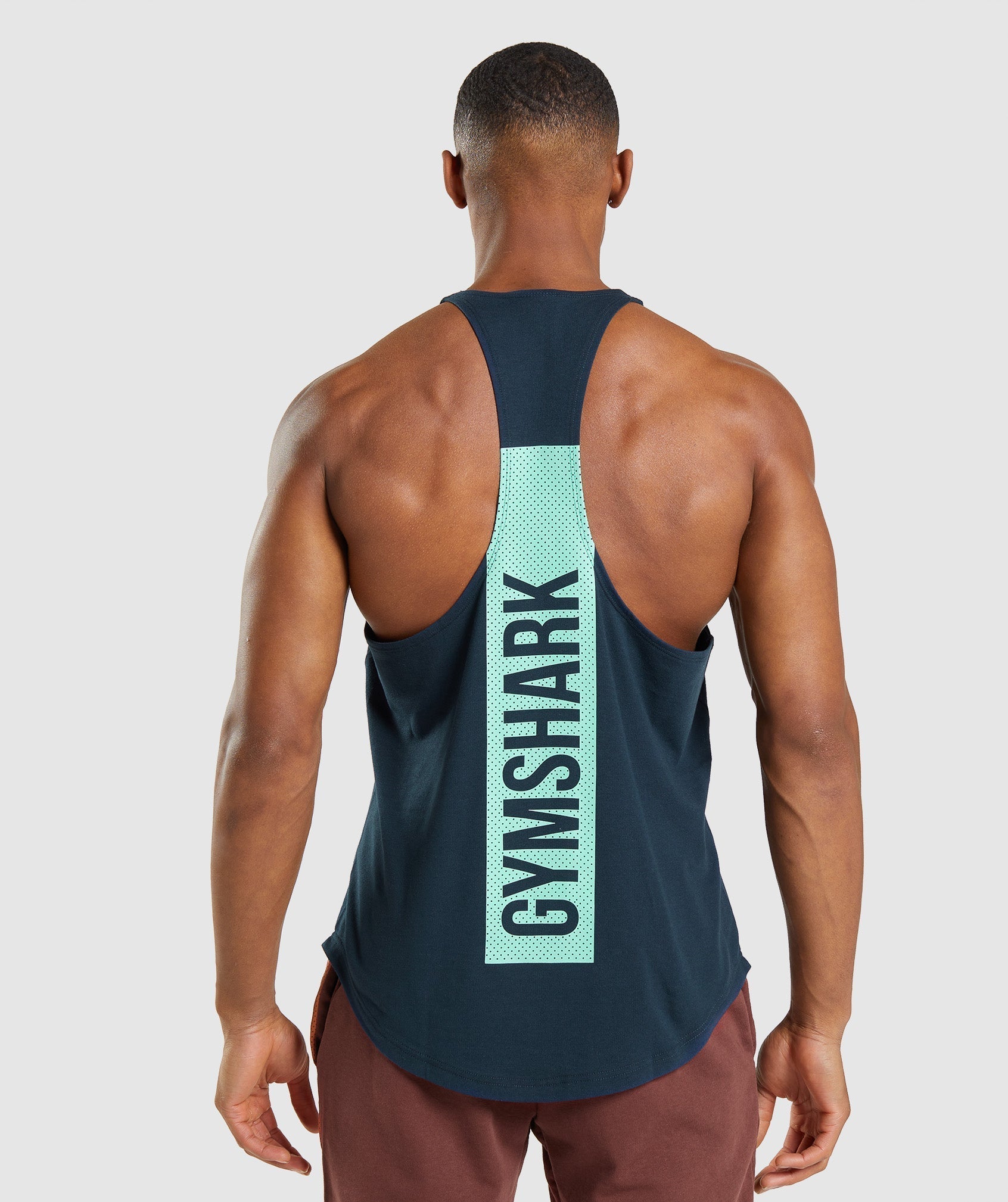 Chalecos Gymshark Bold Stringer Hombre Azul Marino | 6279453-YM