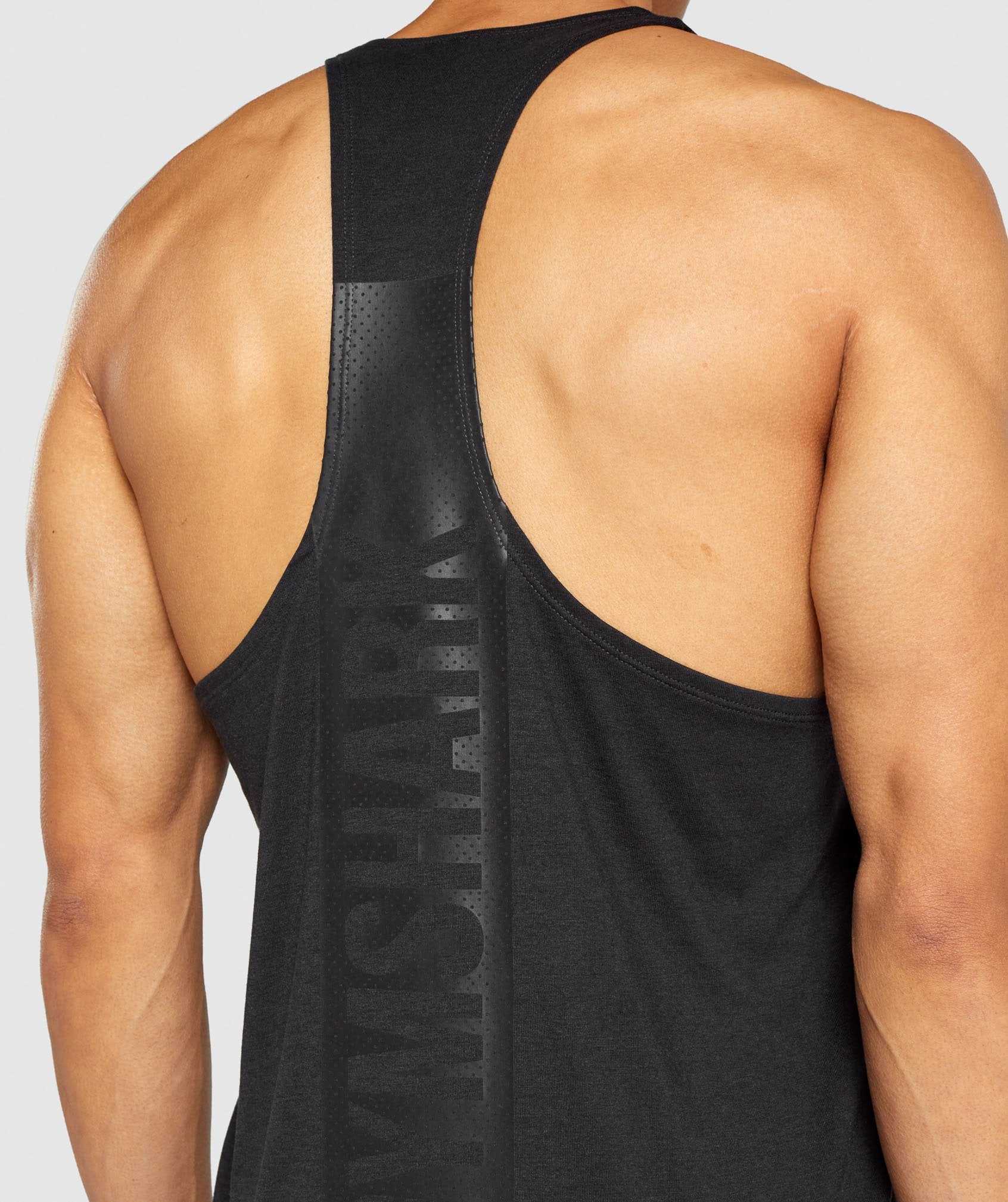 Chalecos Gymshark Bold Stringer Hombre Negras | 1360942-HE