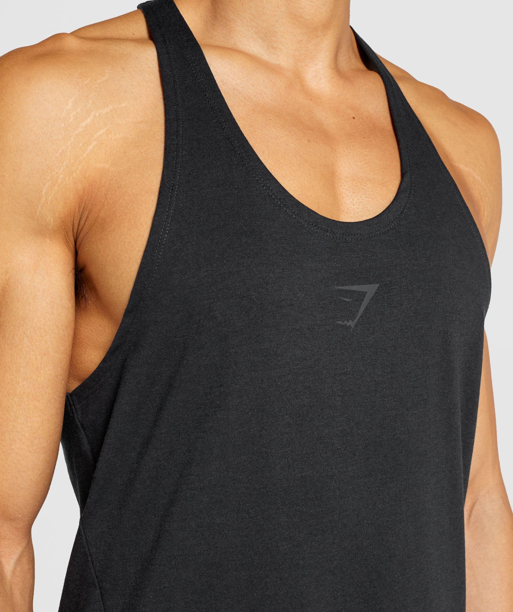 Chalecos Gymshark Bold Stringer Hombre Negras | 1360942-HE