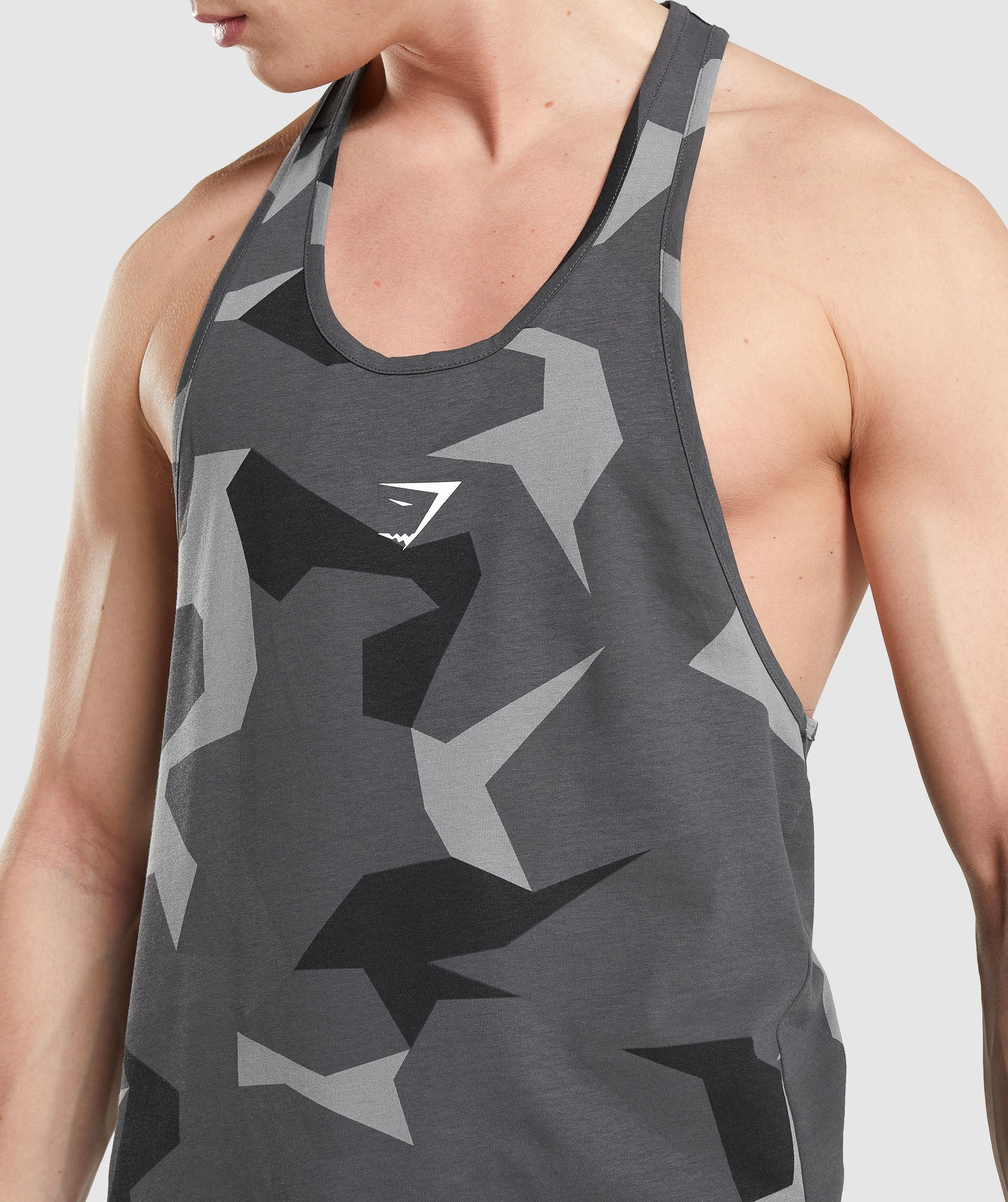 Chalecos Gymshark Critical Stringer Hombre Negras | 6145320-AW