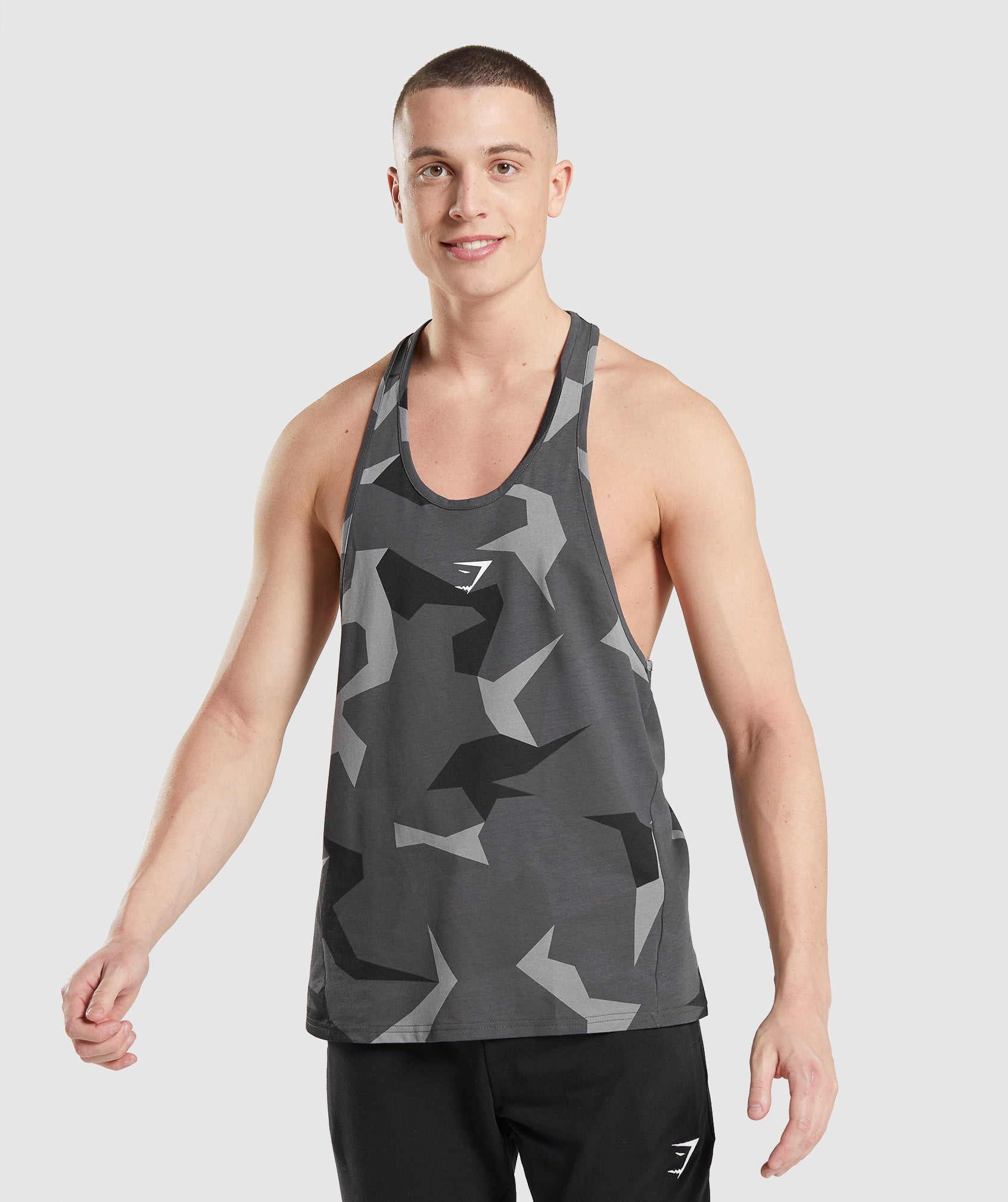 Chalecos Gymshark Critical Stringer Hombre Negras | 6145320-AW