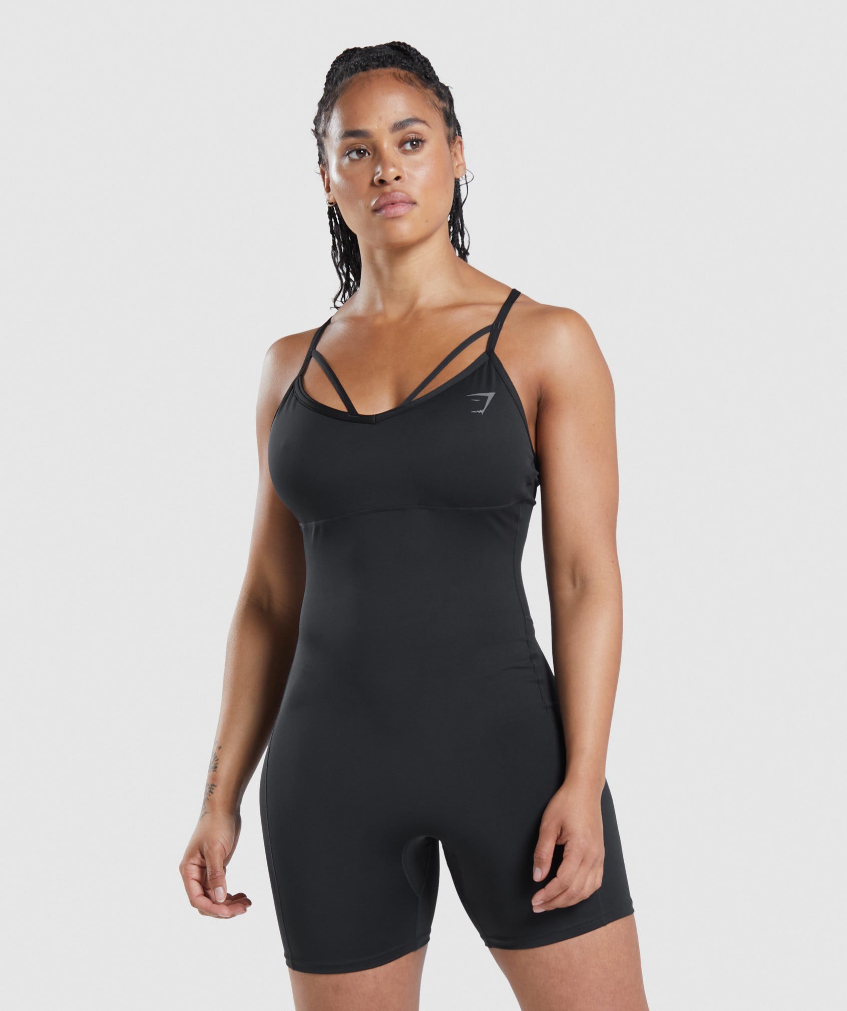 Chalecos Gymshark GS Power All In One Mujer Negras | 2830546-SW