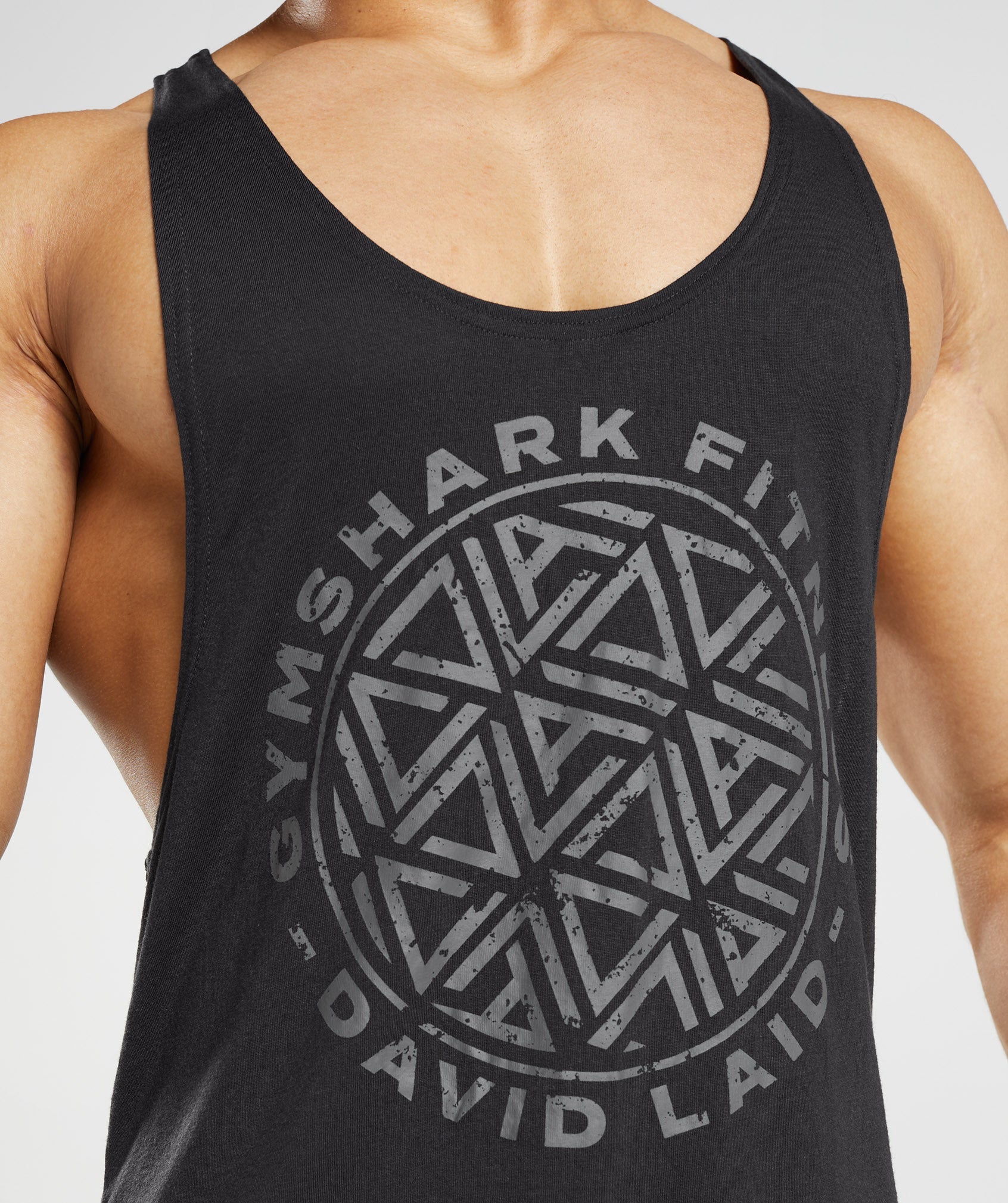 Chalecos Gymshark GS x David Laid Stringer Hombre Negras | 5207396-BA