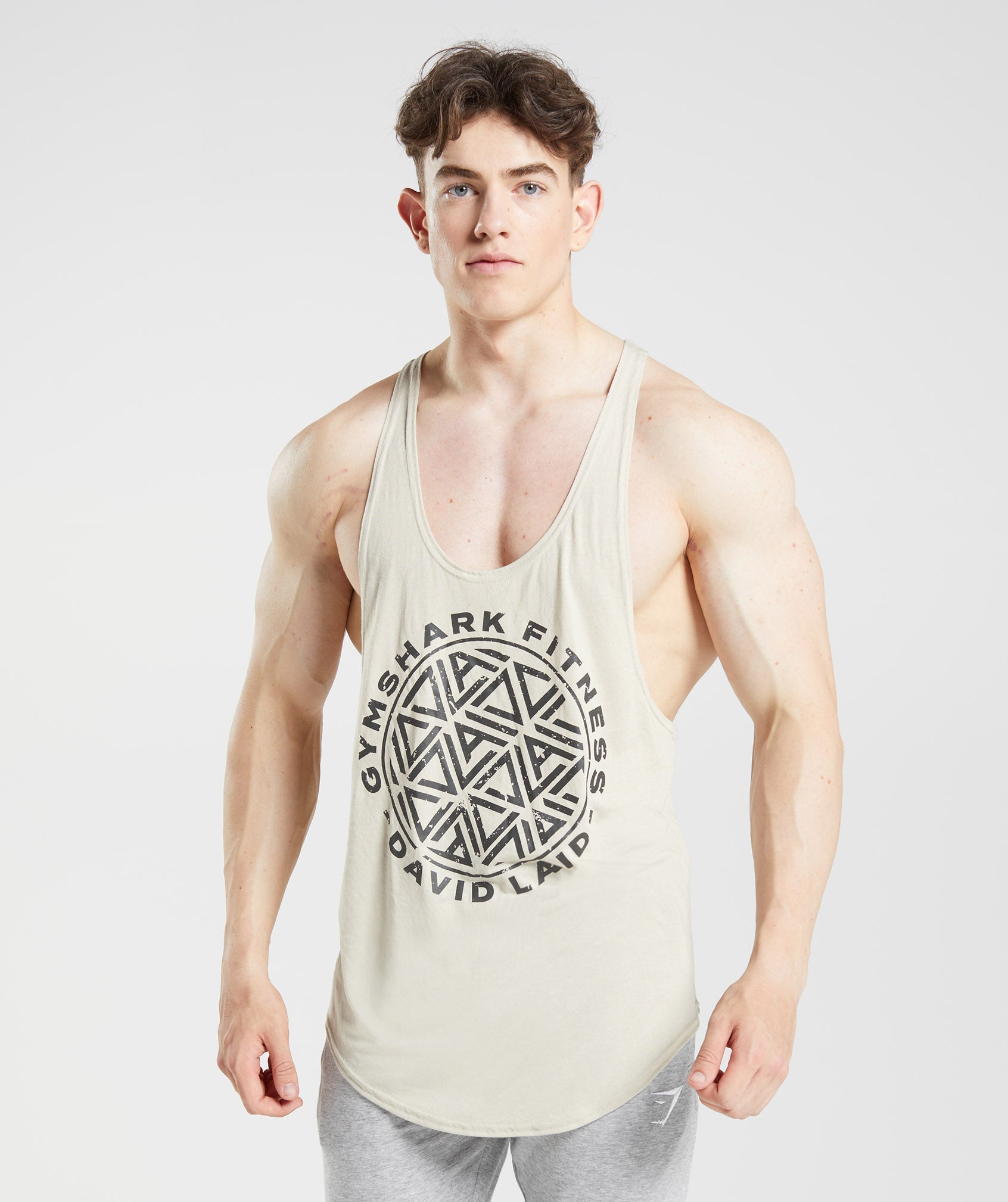 Chalecos Gymshark GS x David Laid Stringer Hombre Gris | 5327609-EJ