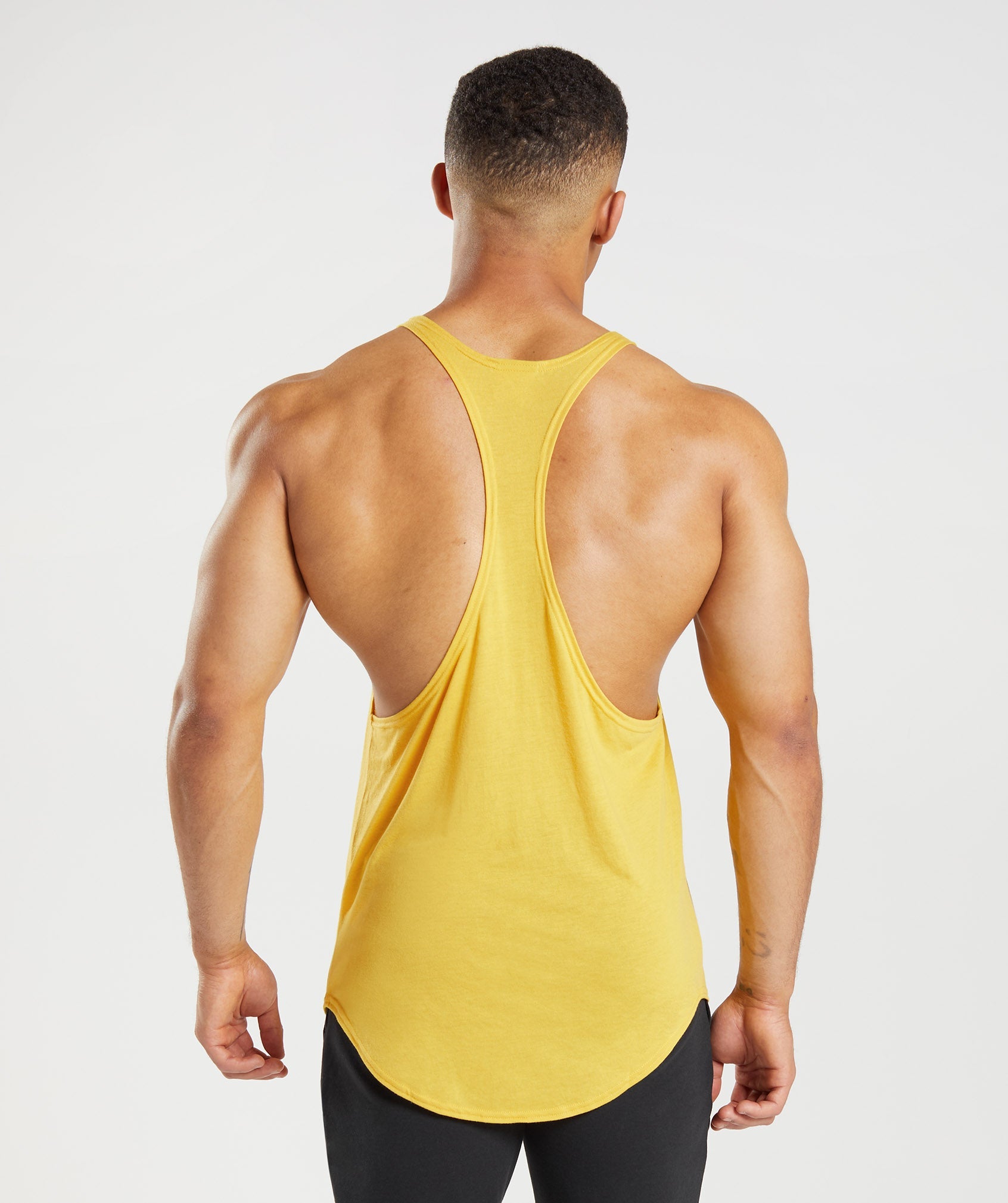 Chalecos Gymshark GS x David Laid Stringer Hombre Amarillo | 5748061-OL