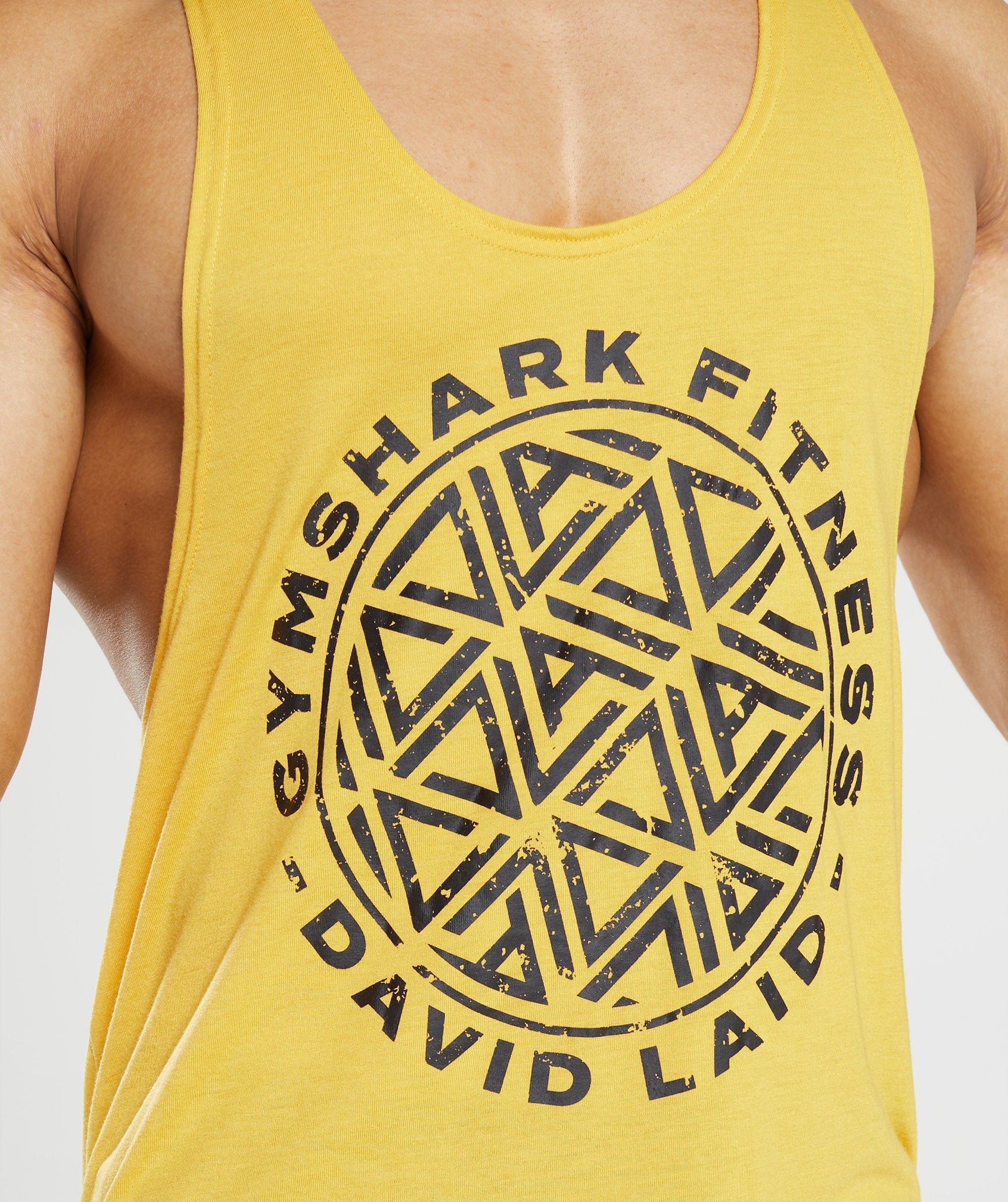 Chalecos Gymshark GS x David Laid Stringer Hombre Amarillo | 5748061-OL