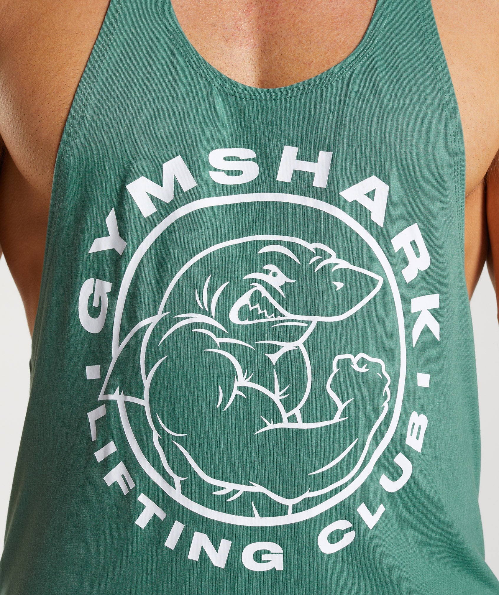 Chalecos Gymshark Legacy Stringer Hombre Verde | 7135984-DS