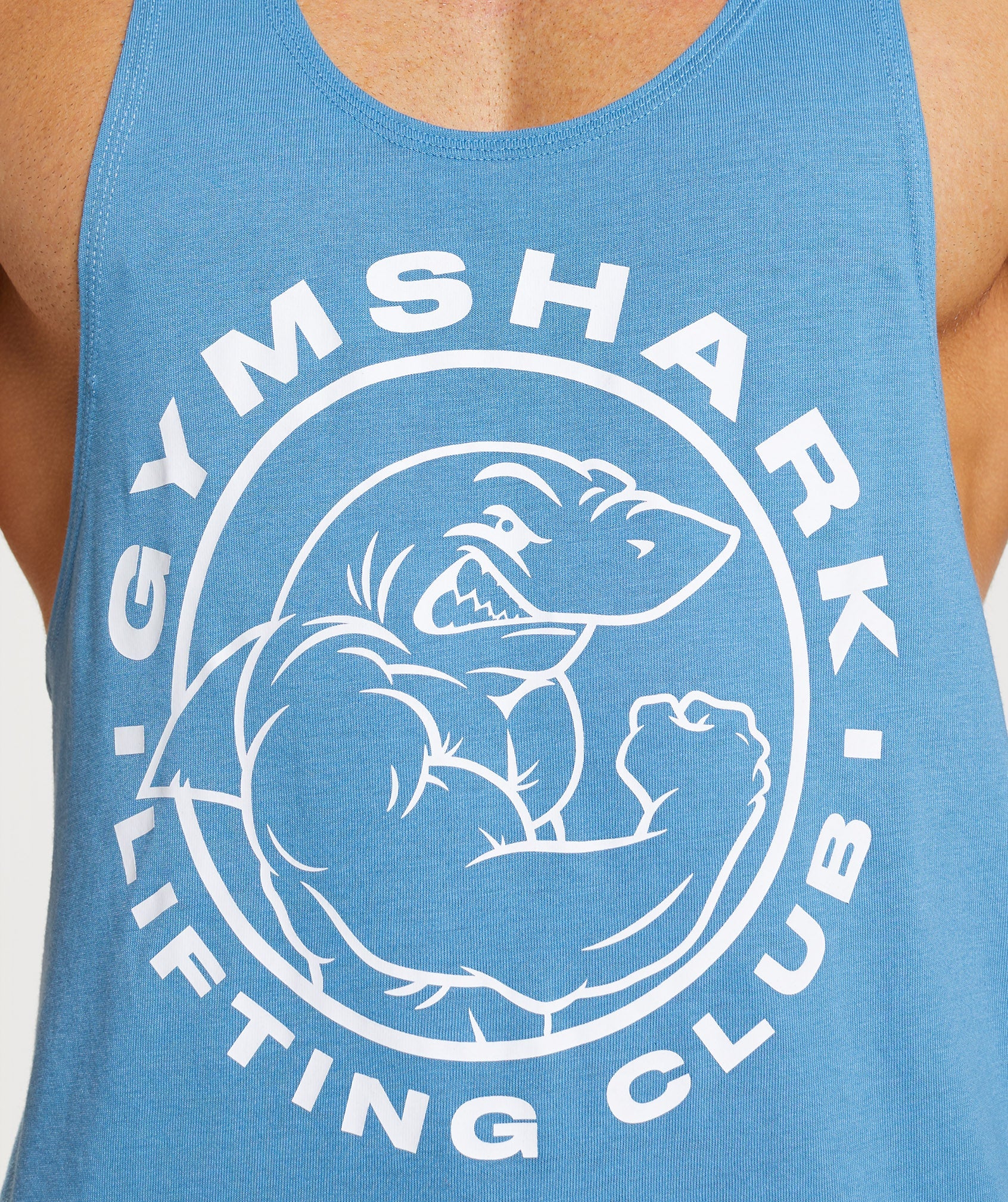 Chalecos Gymshark Legacy Stringer Hombre Azules | 7365089-CT