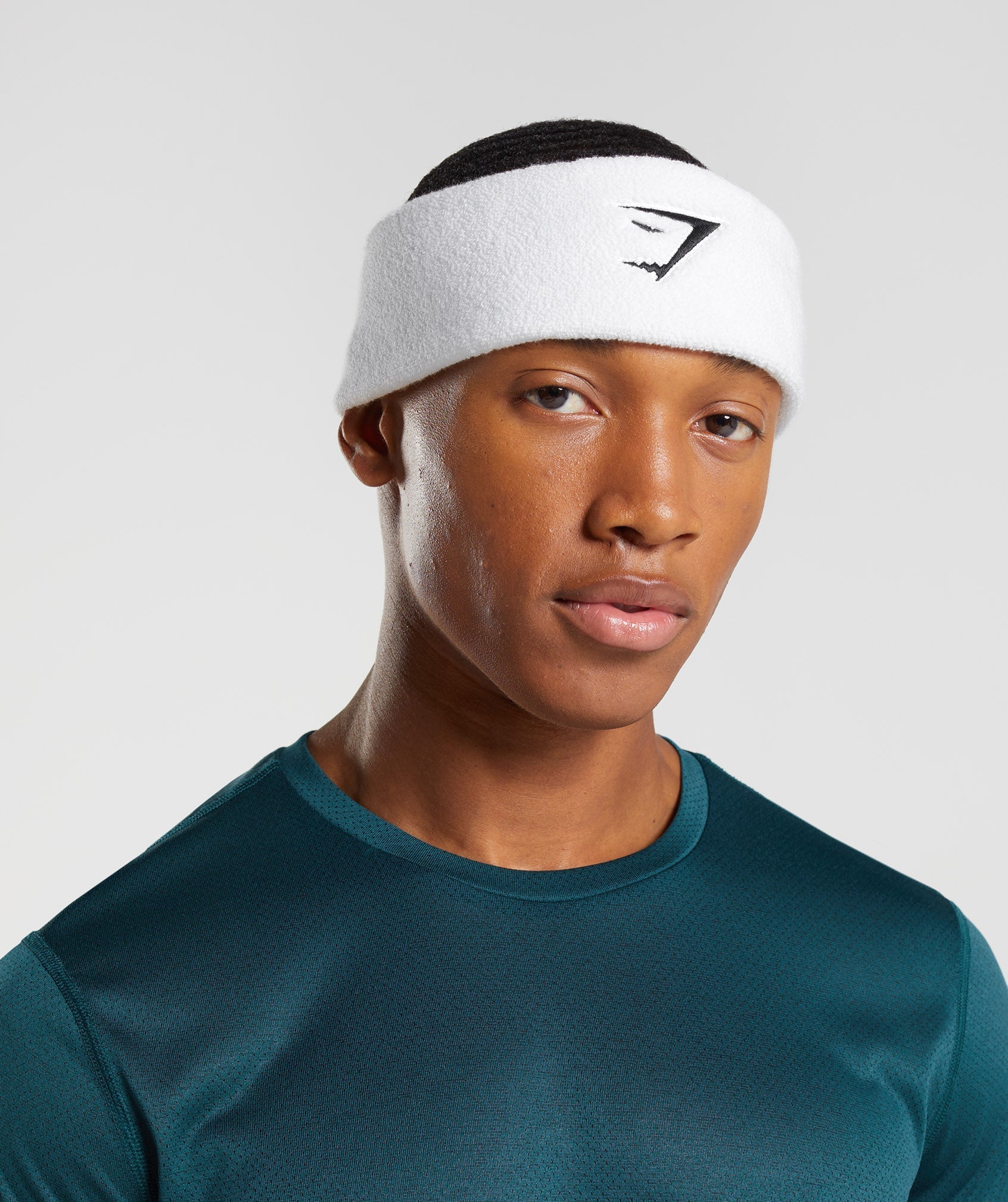 Diadema Gymshark Sharkhead Headband Hombre Blancas | 2709683-QN