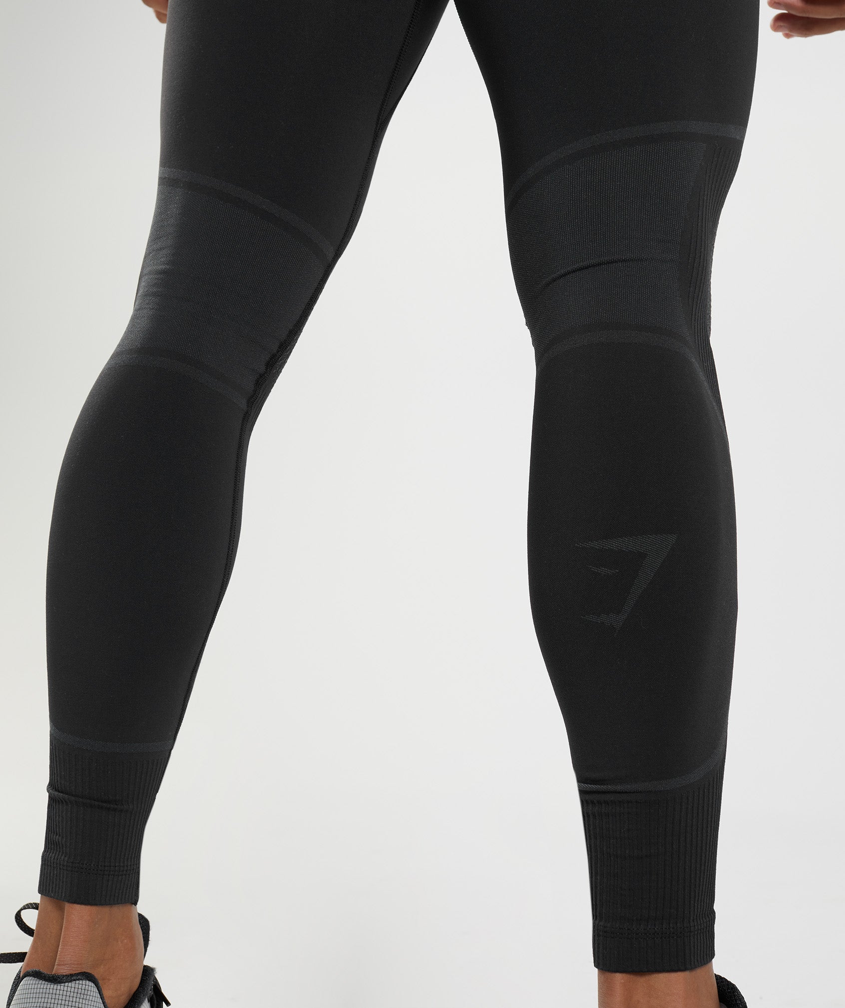 Leggins Gymshark 315 Seamless Tights Hombre Negras Gris | 1967285-WX