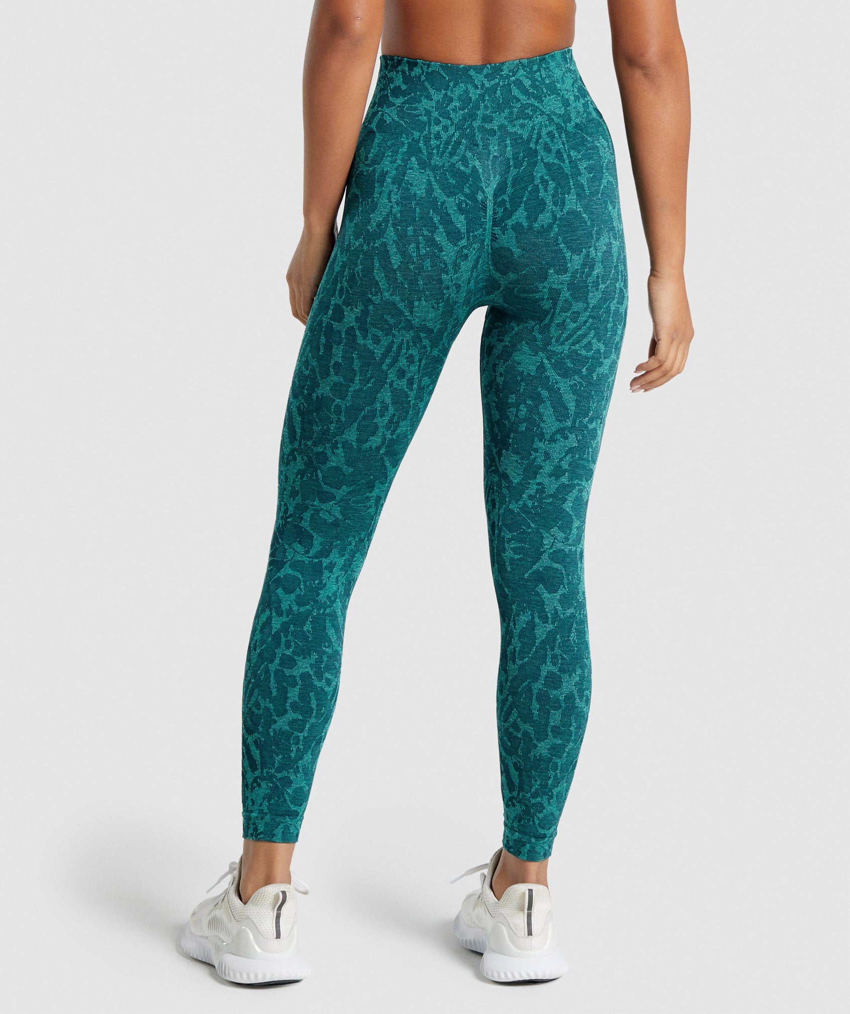 Leggins Gymshark Adapt Animal Seamless Mujer Turquesa | 1264905-KH