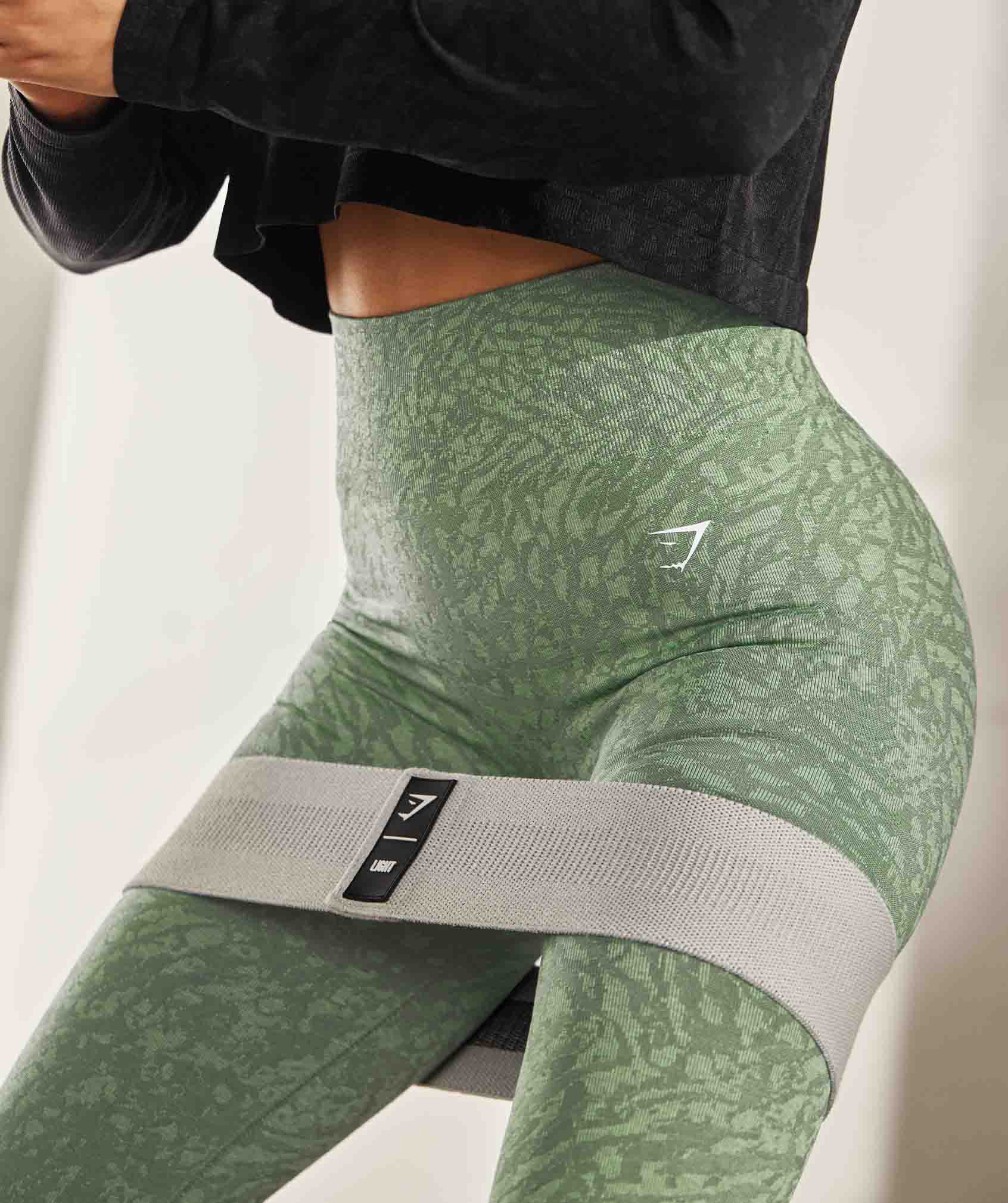 Leggins Gymshark Adapt Animal Seamless Mujer Verde | 4382179-SZ