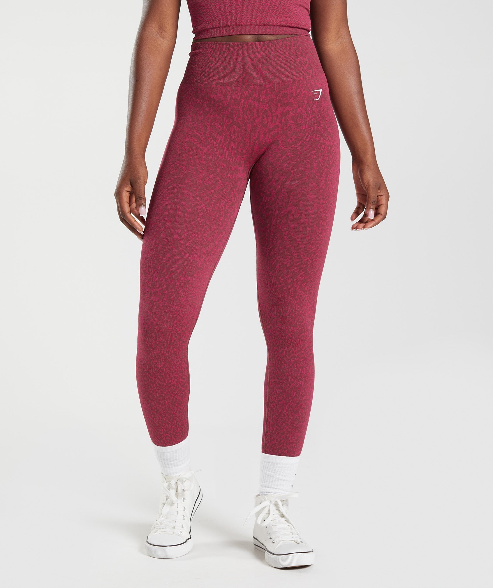 Leggins Gymshark Adapt Animal Seamless Mujer Rosas Marrones | 6201583-QF