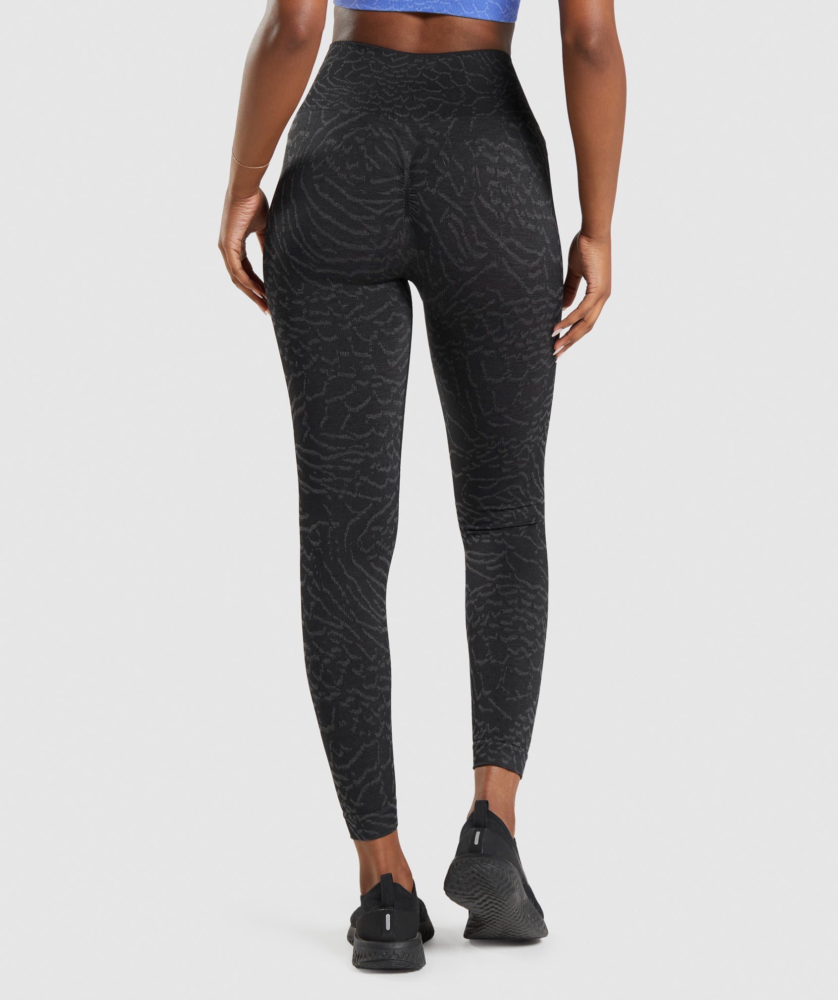 Leggins Gymshark Adapt Animal Seamless Mujer Negras | 7085196-XP