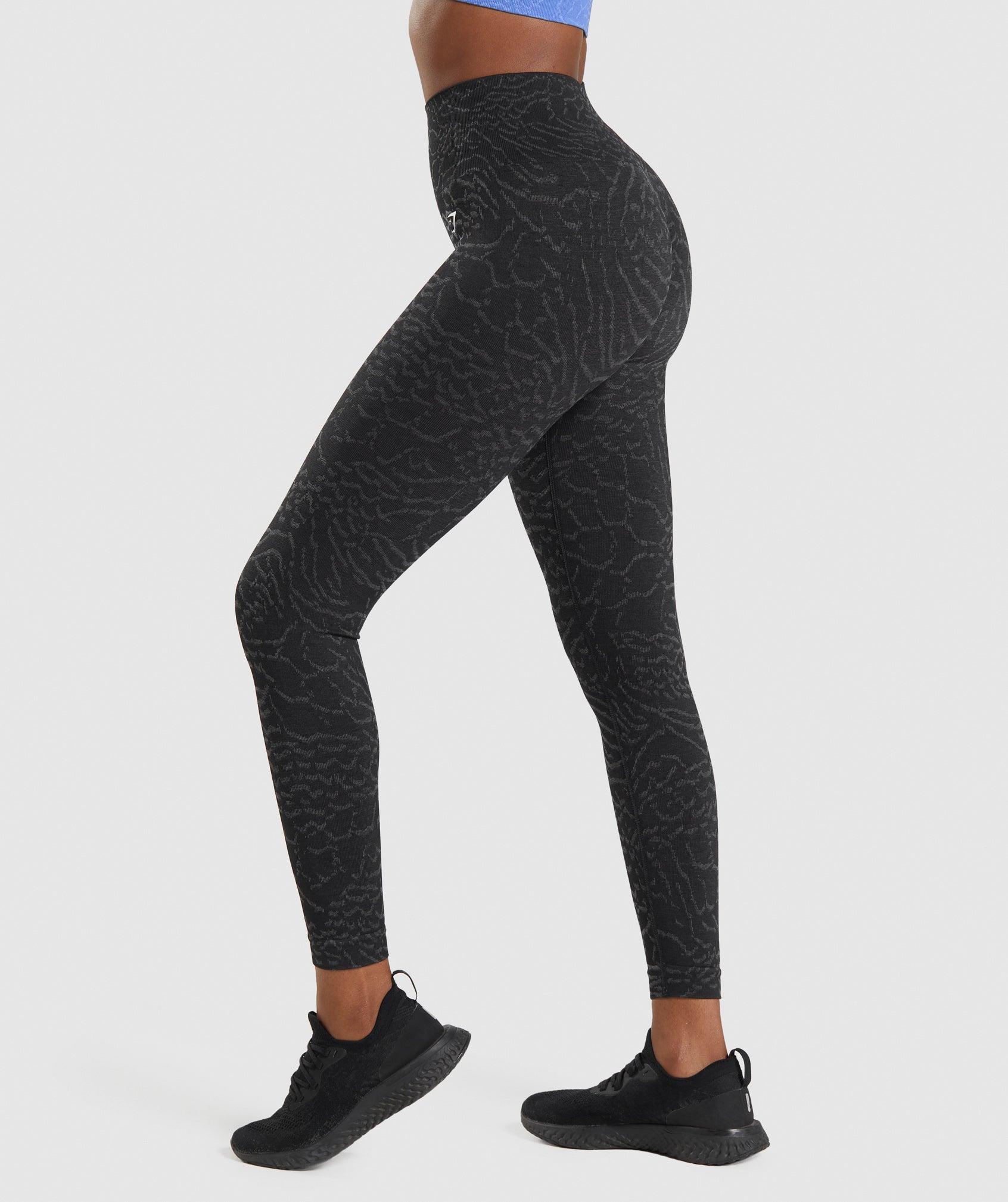 Leggins Gymshark Adapt Animal Seamless Mujer Negras | 7085196-XP