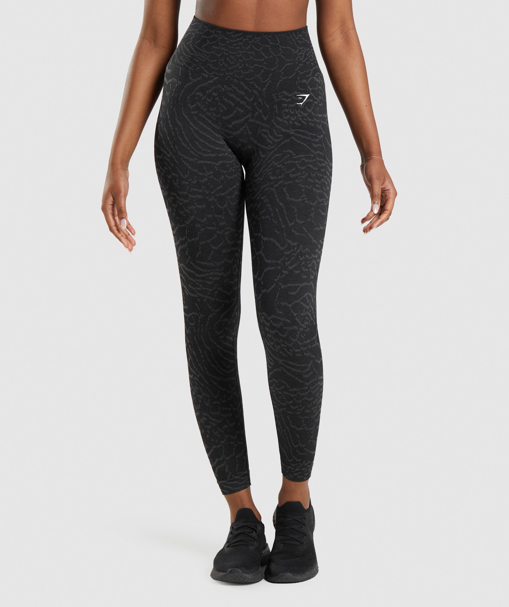 Leggins Gymshark Adapt Animal Seamless Mujer Negras | 7085196-XP