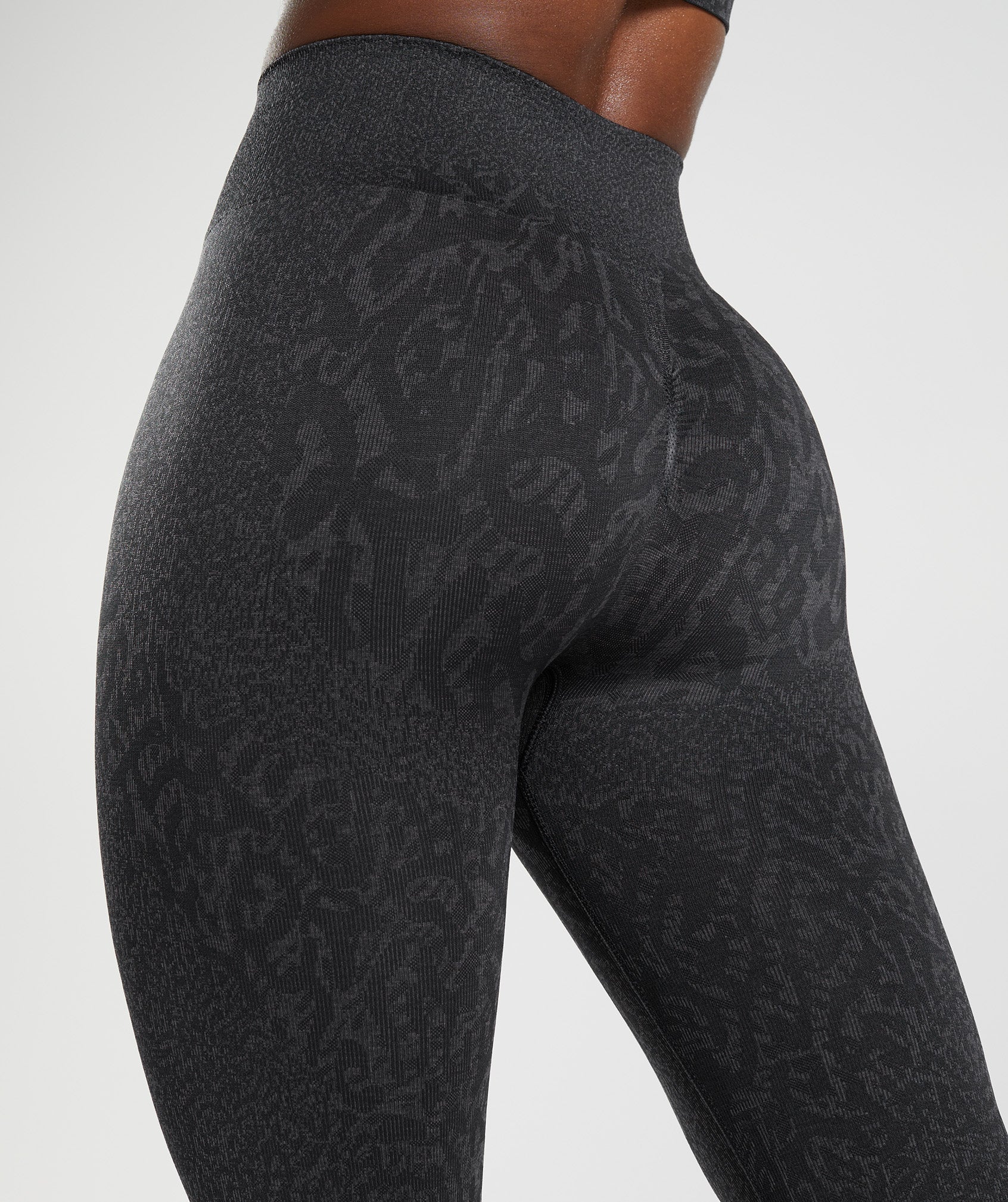 Leggins Gymshark Adapt Animal Seamless Mujer Negras | 8602519-CS