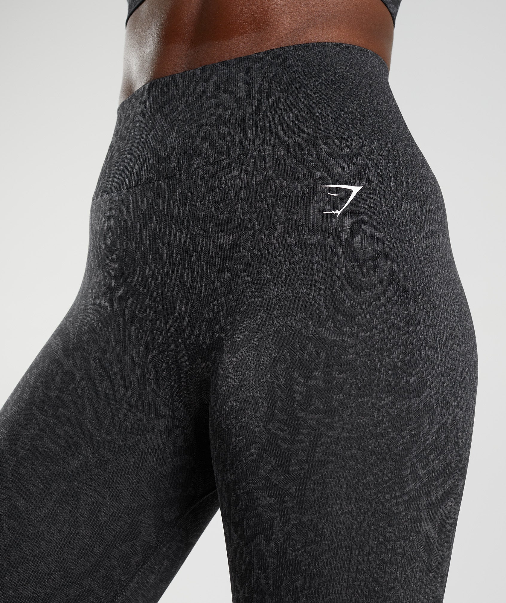 Leggins Gymshark Adapt Animal Seamless Mujer Negras | 8602519-CS