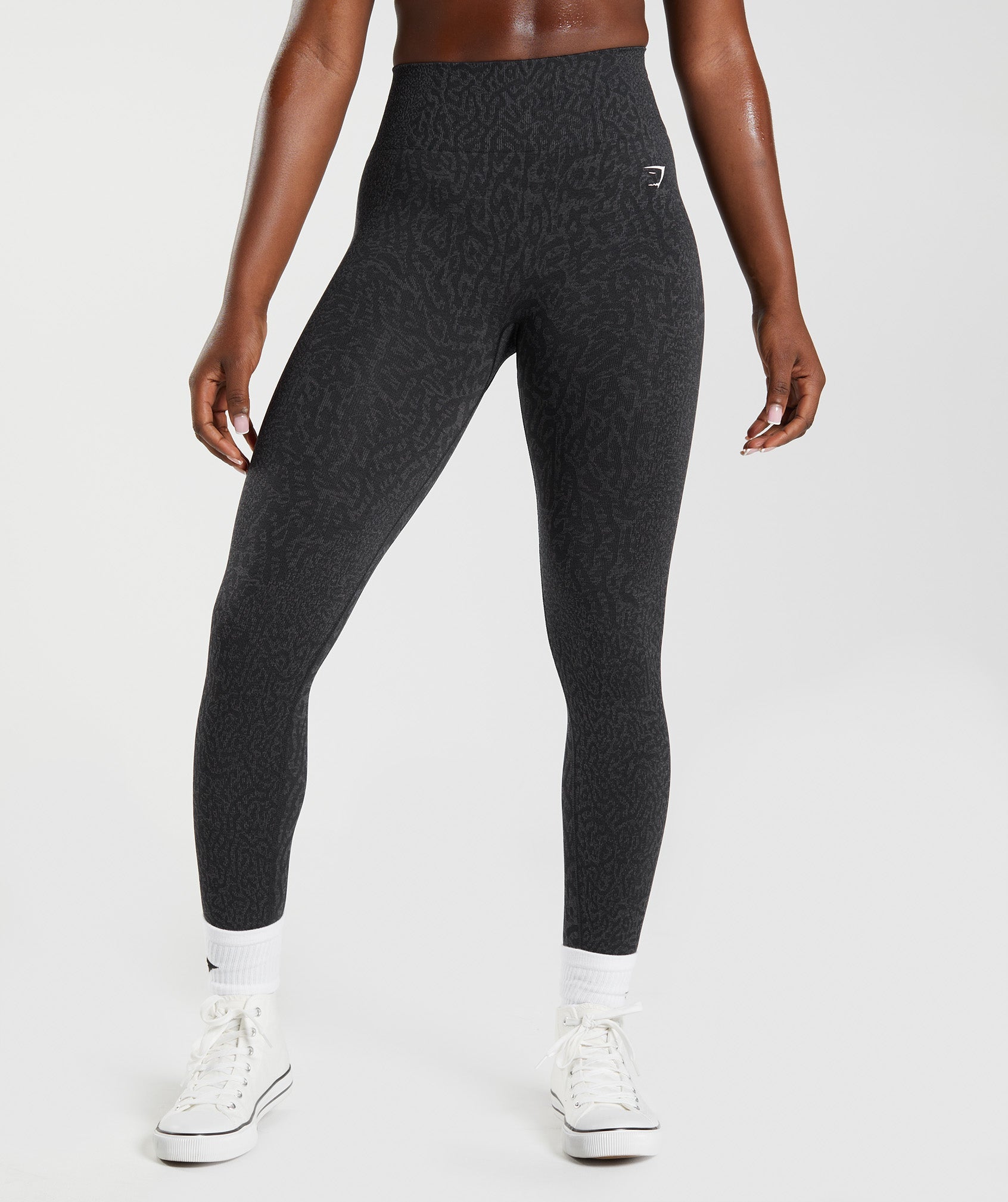 Leggins Gymshark Adapt Animal Seamless Mujer Negras | 8602519-CS