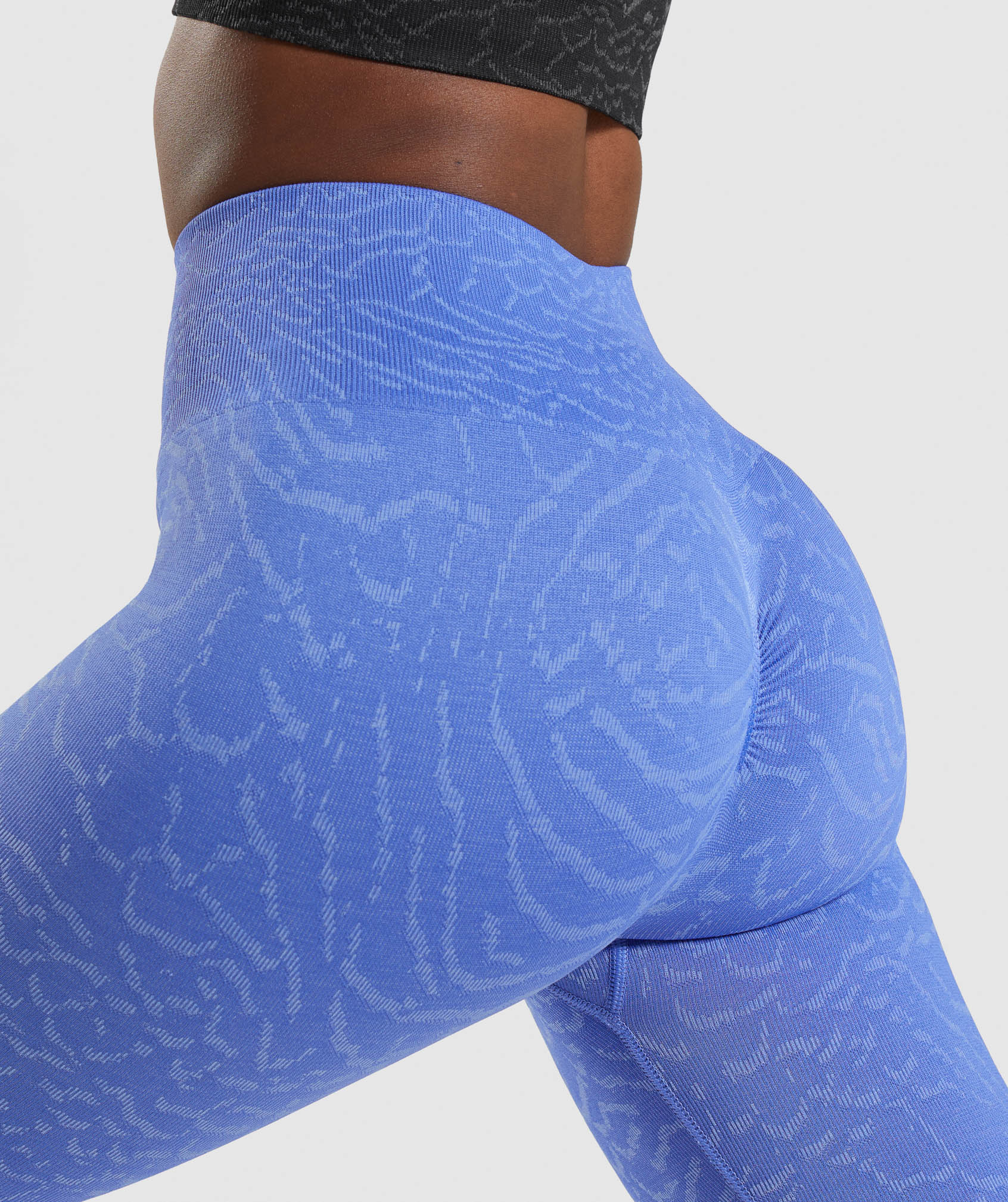 Leggins Gymshark Adapt Animal Seamless Mujer Azules | 9063254-YT