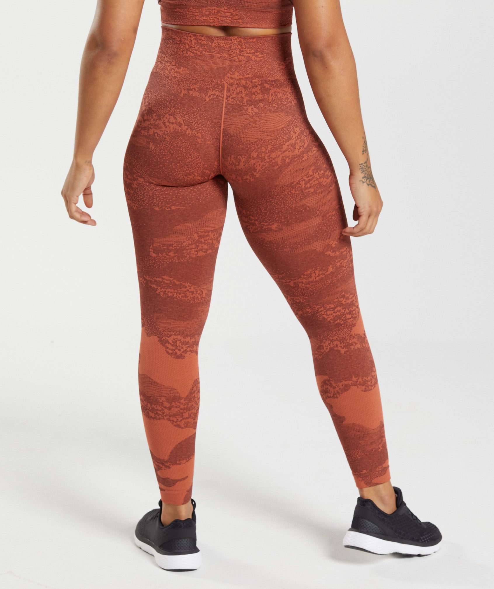 Leggins Gymshark Adapt Camo Seamless Mujer Rojas Marrones | 1972564-IF