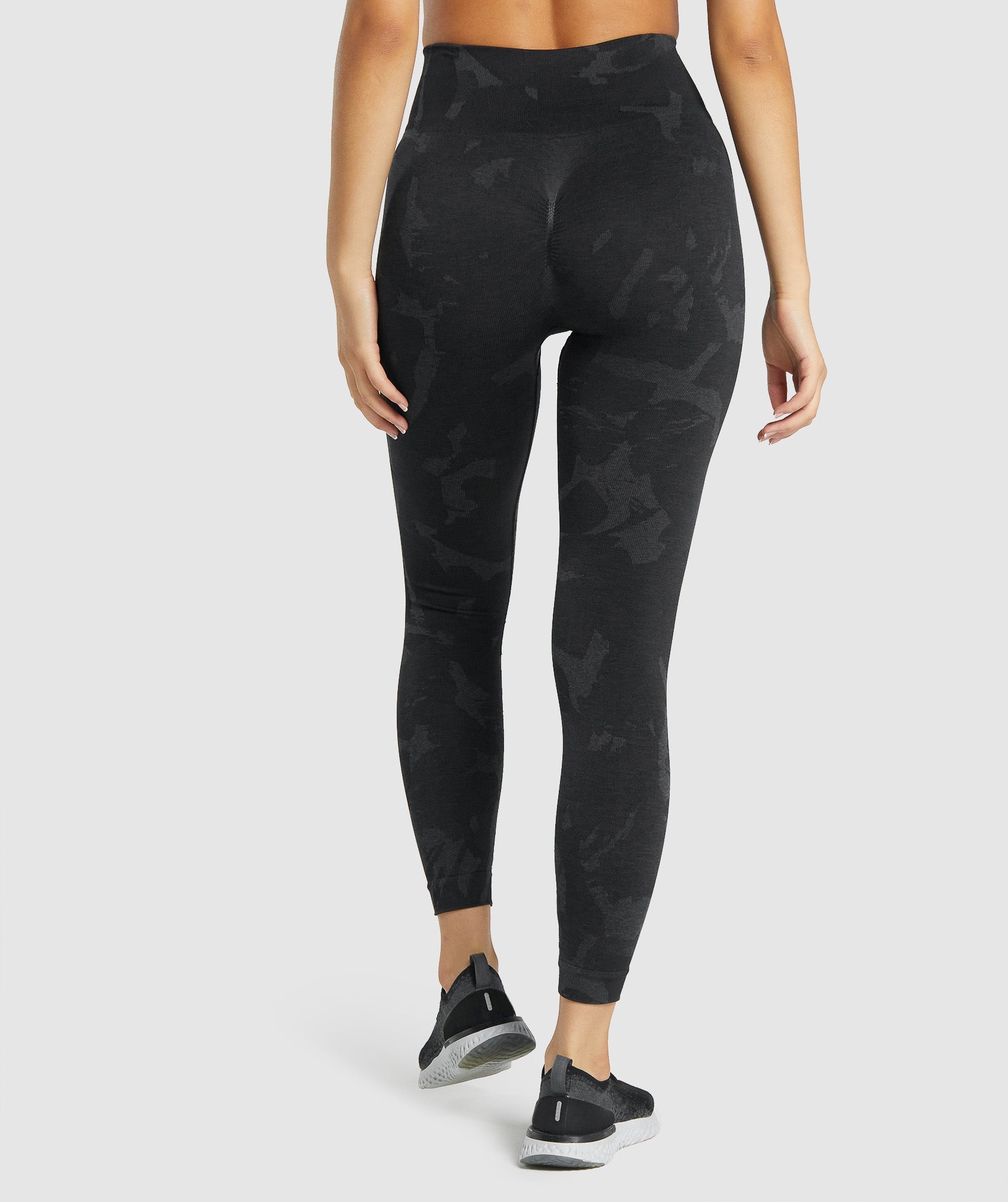 Leggins Gymshark Adapt Camo Seamless Mujer Negras | 7501486-TR