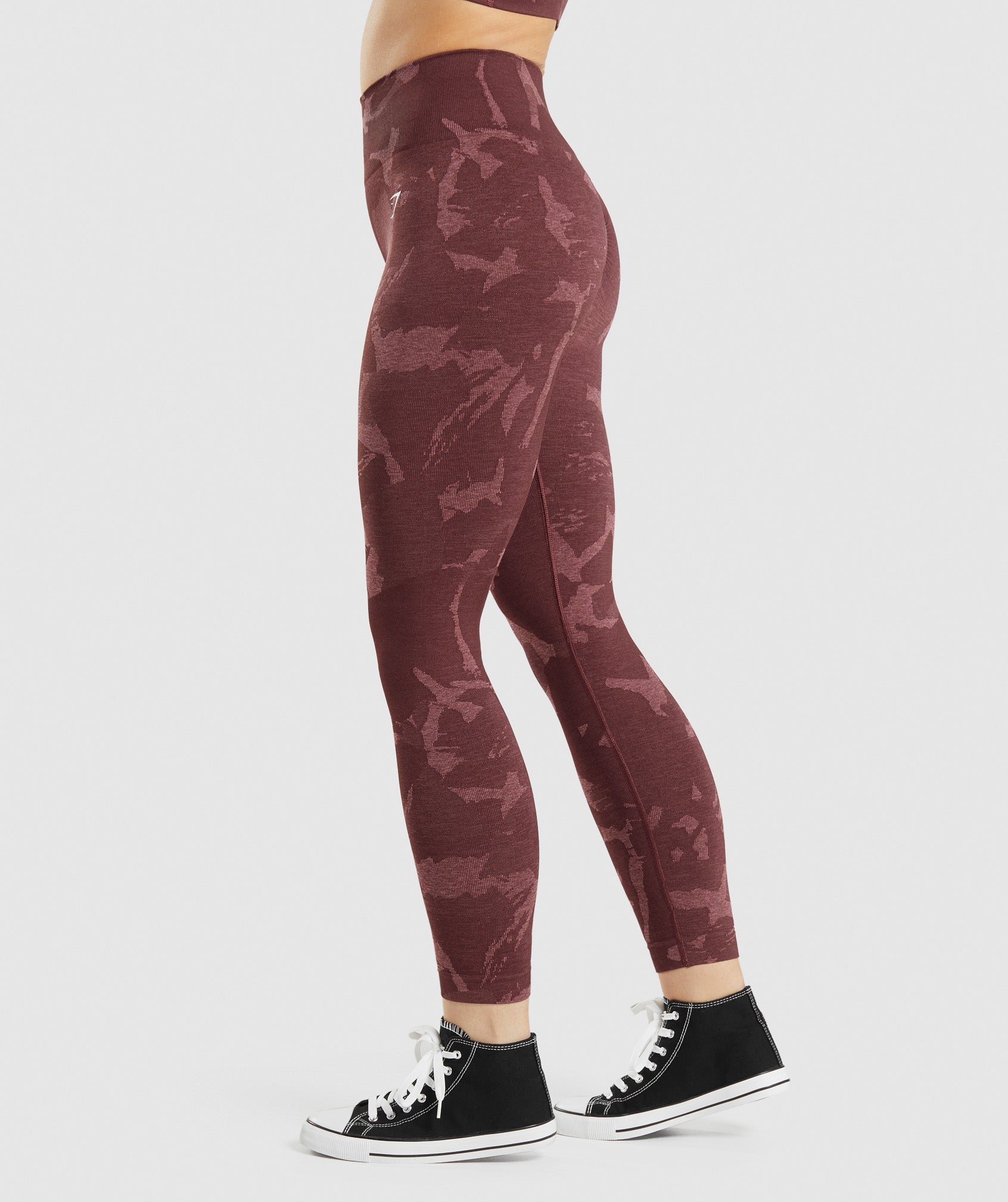 Leggins Gymshark Adapt Camo Seamless Mujer Rosas Marrones | 8106243-AC