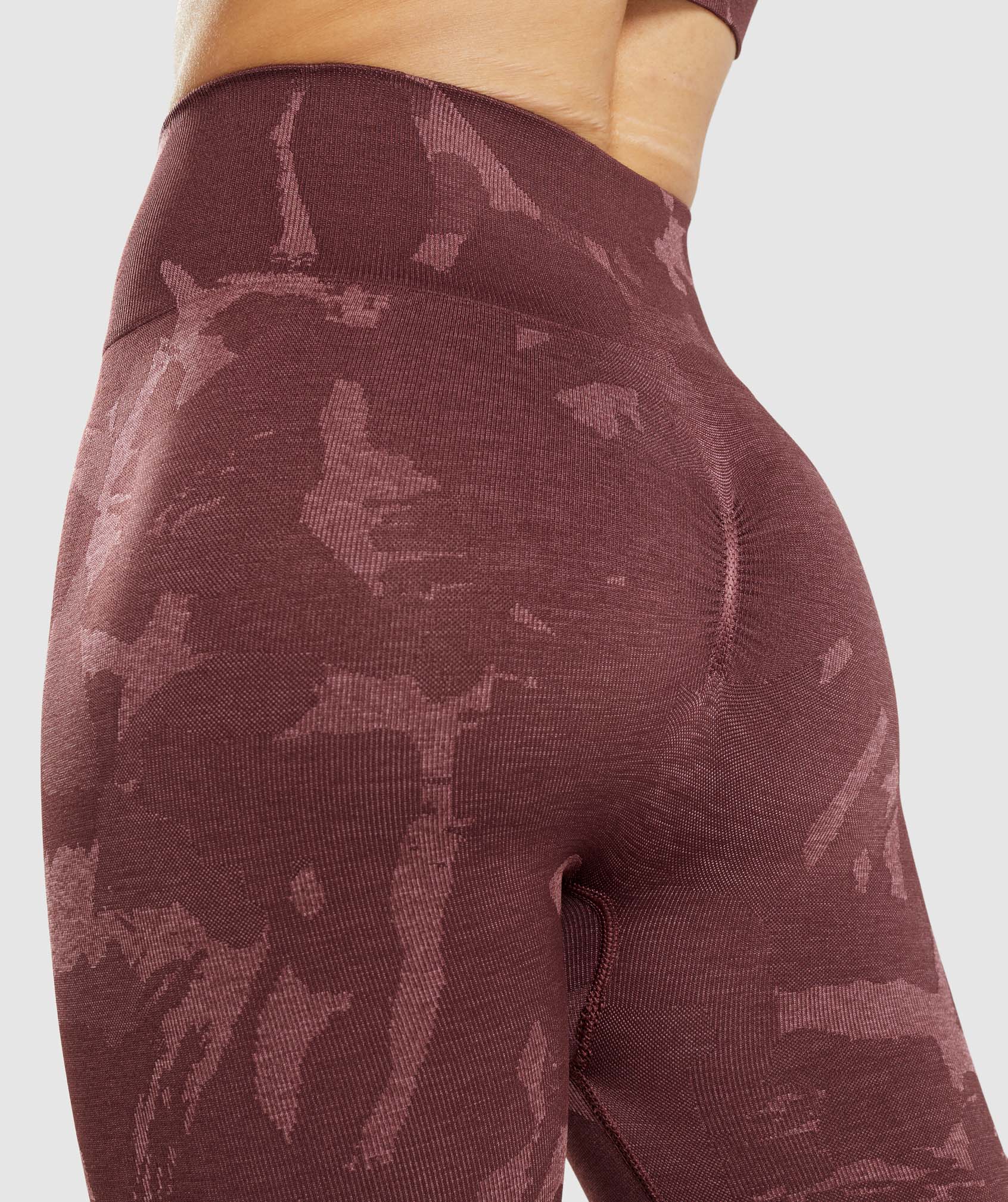 Leggins Gymshark Adapt Camo Seamless Mujer Rosas Marrones | 8106243-AC