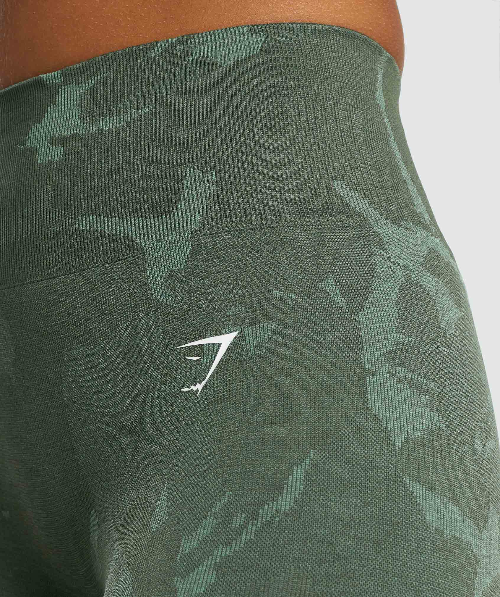 Leggins Gymshark Adapt Camo Seamless Mujer Verde | 9057362-AG