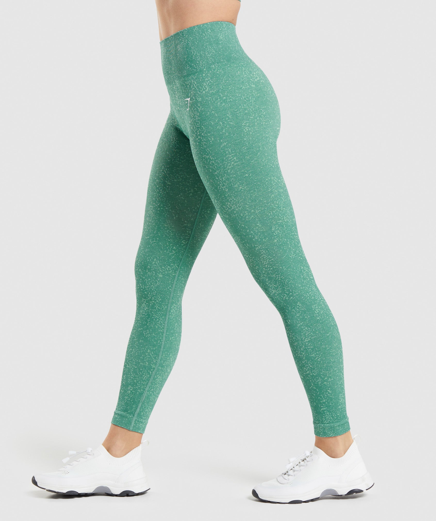 Leggins Gymshark Adapt Fleck Seamless Mujer Verde | 9031856-FB