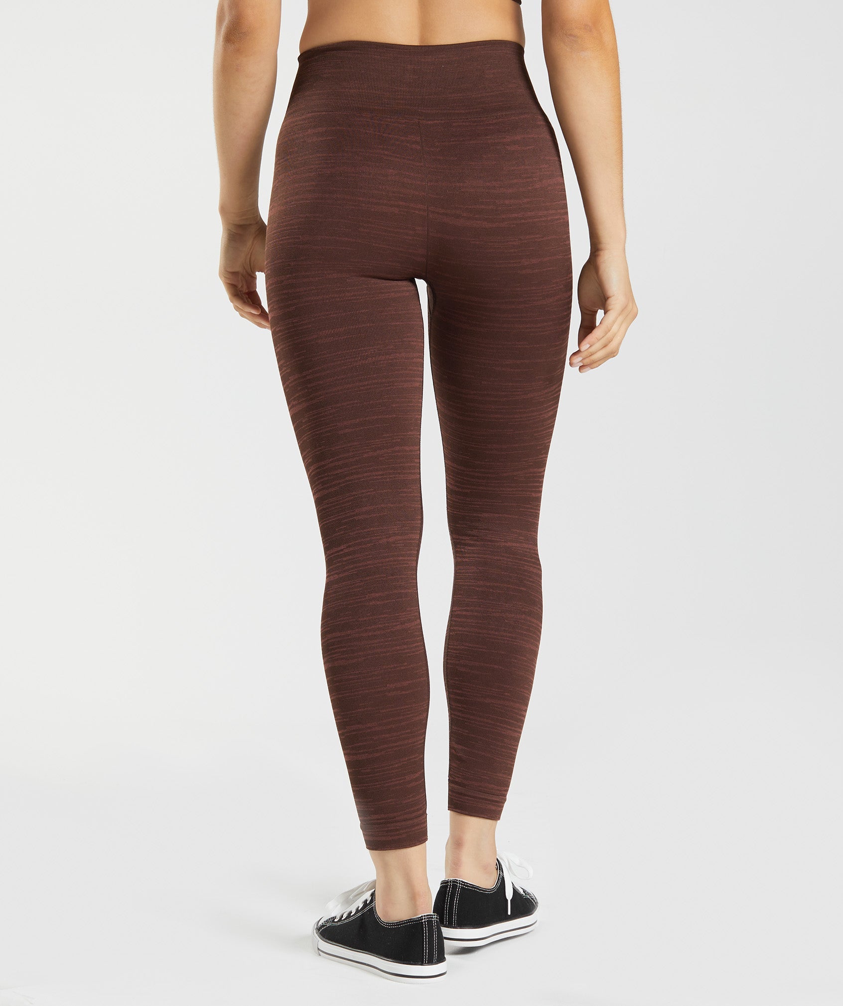 Leggins Gymshark Adapt Marl Seamless Mujer Marrones | 4530968-UP