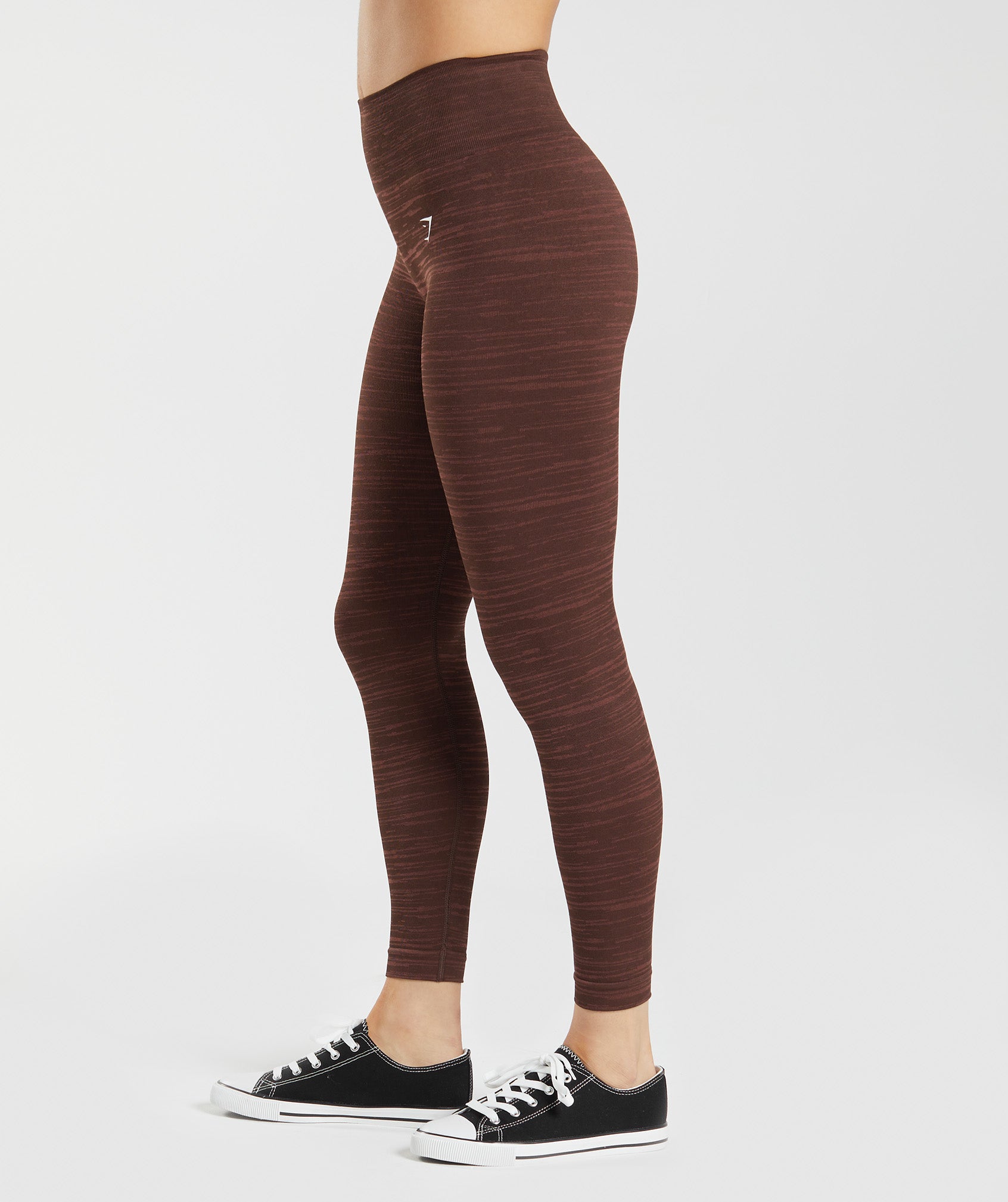 Leggins Gymshark Adapt Marl Seamless Mujer Marrones | 4530968-UP